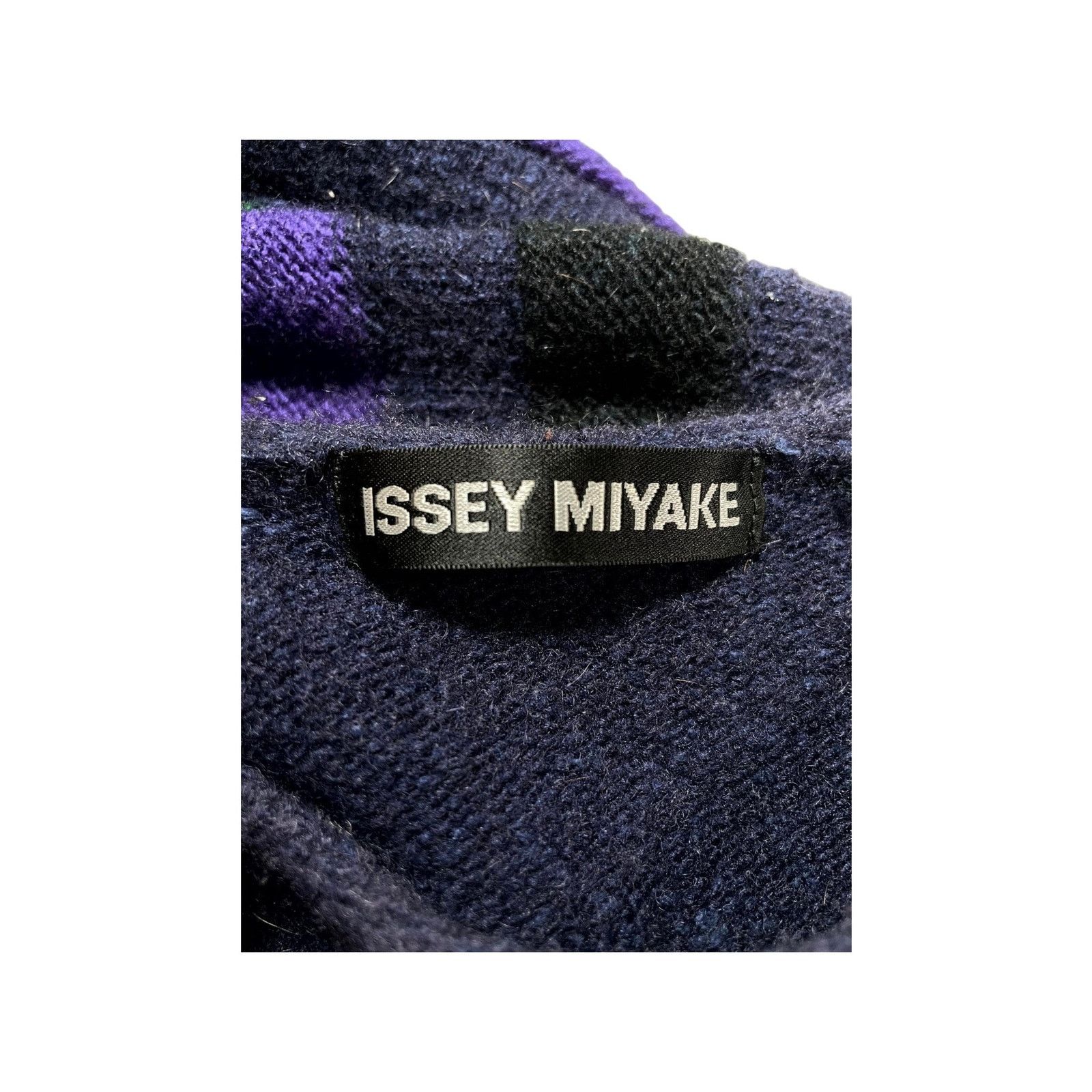 Issey Miyake Issey Miyake Wool Striped Multicolor Sweater Size US M / EU 48-50 / 2 - 3 Thumbnail