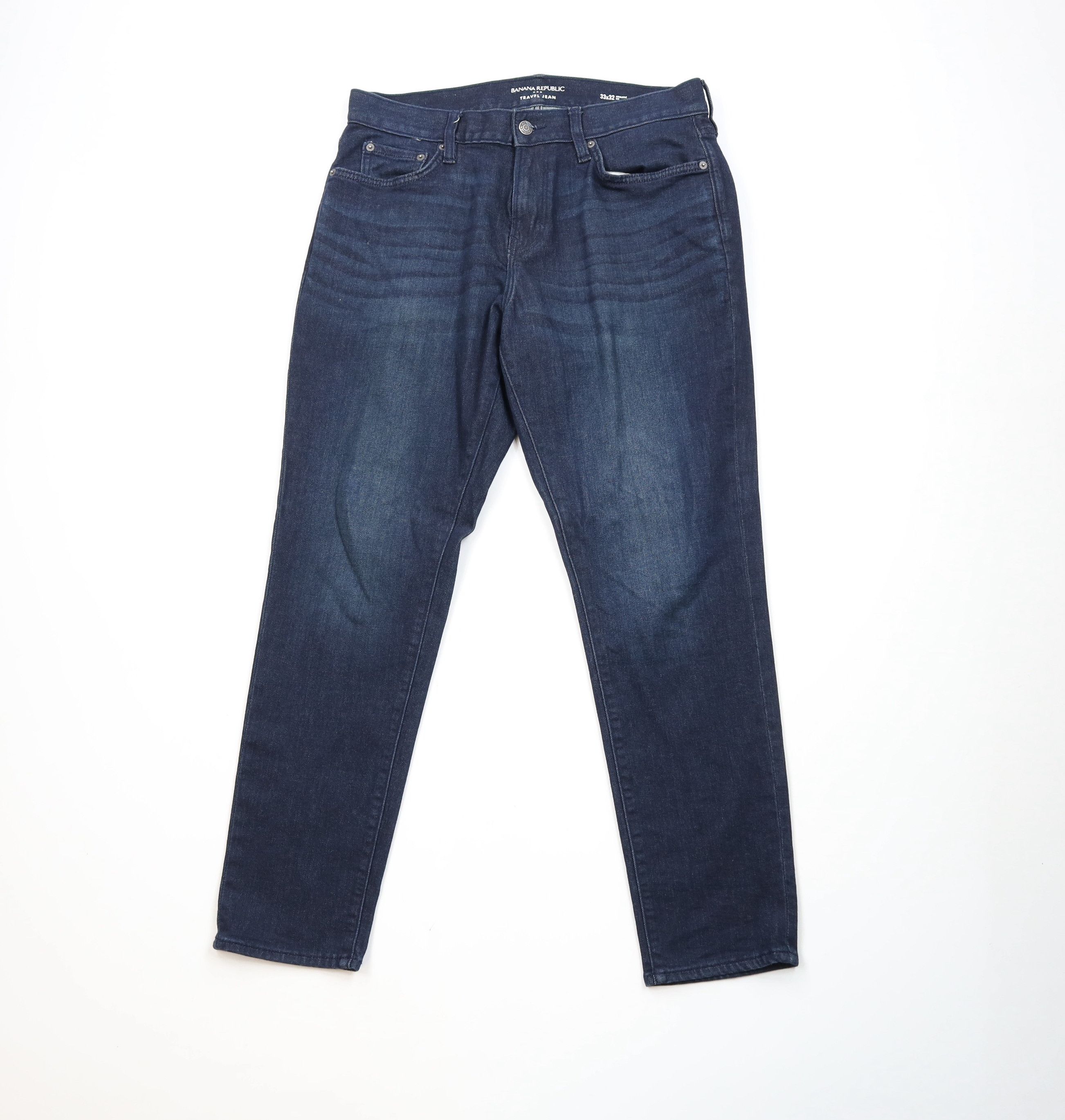 Banana Republic × Vintage Banana Republic Athletic Fit Stretch Travel Denim Jeans Blue Size US 33 - 1 Thumbnail