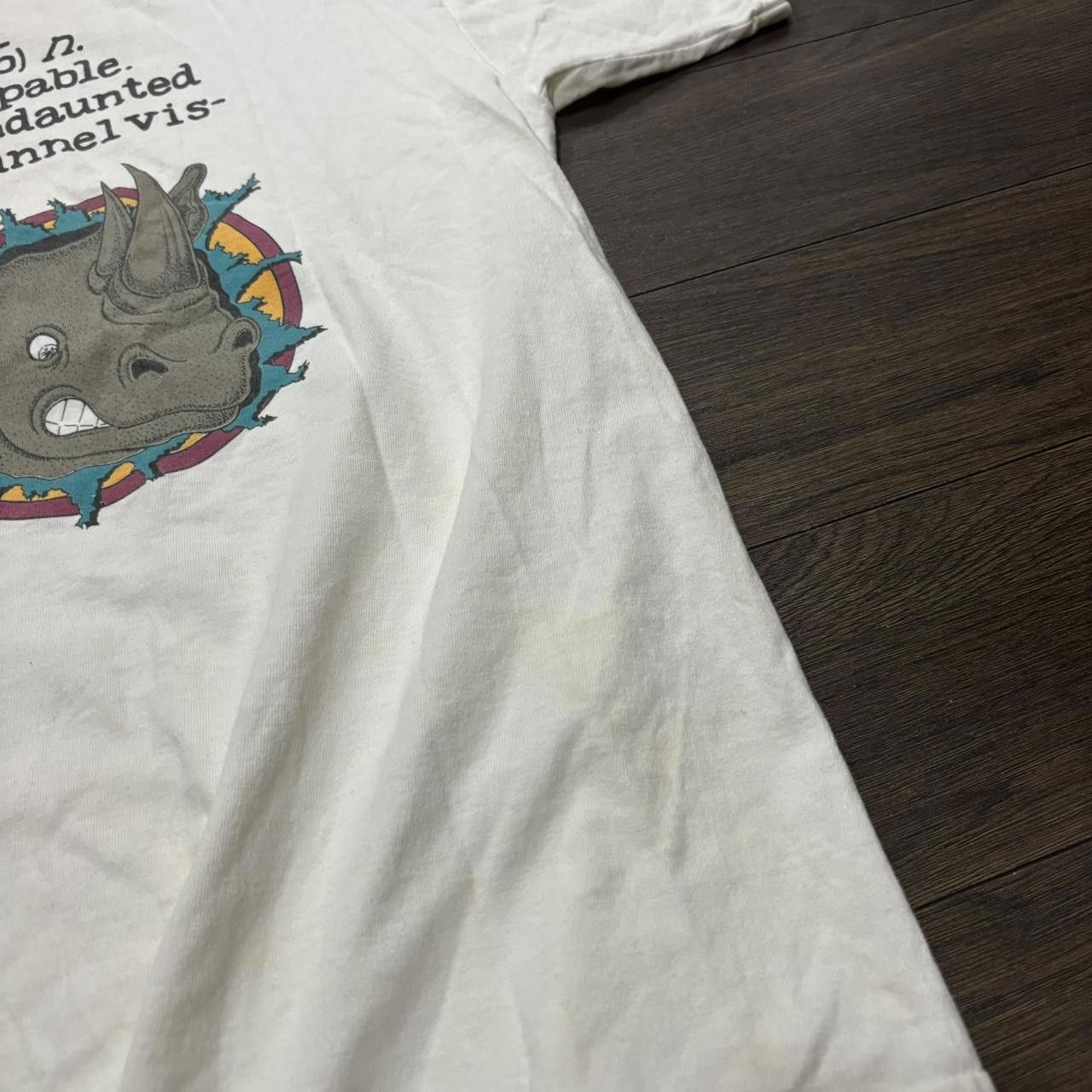 Hanes Vintage Rhino Definition T Shirt Size US XL / EU 56 / 4 - 5 Thumbnail