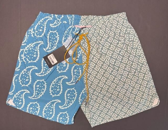 Rhude Rhude Multi Paisley Trunks Marine/Sage/Pink Size US 36 / EU 52 - 1 Thumbnail