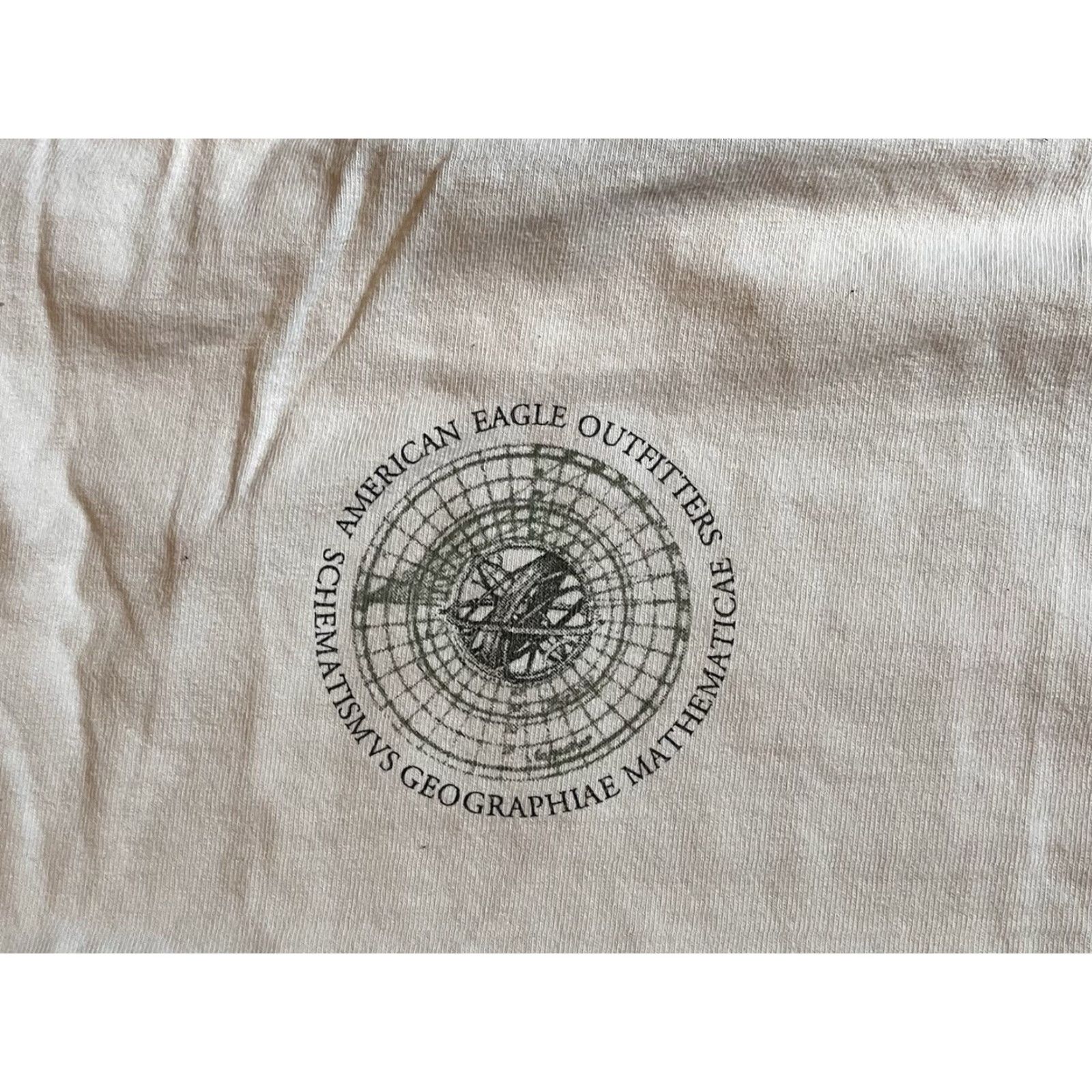 American Eagle Outfitters VINTAGE American Eagle Outfitters Shirt Men’s L White Geographiae Schematismus Mathematics Graphic Print 90s Hipster Retro Casual Size US L / EU 52-54 / 3 - 7 Thumbnail