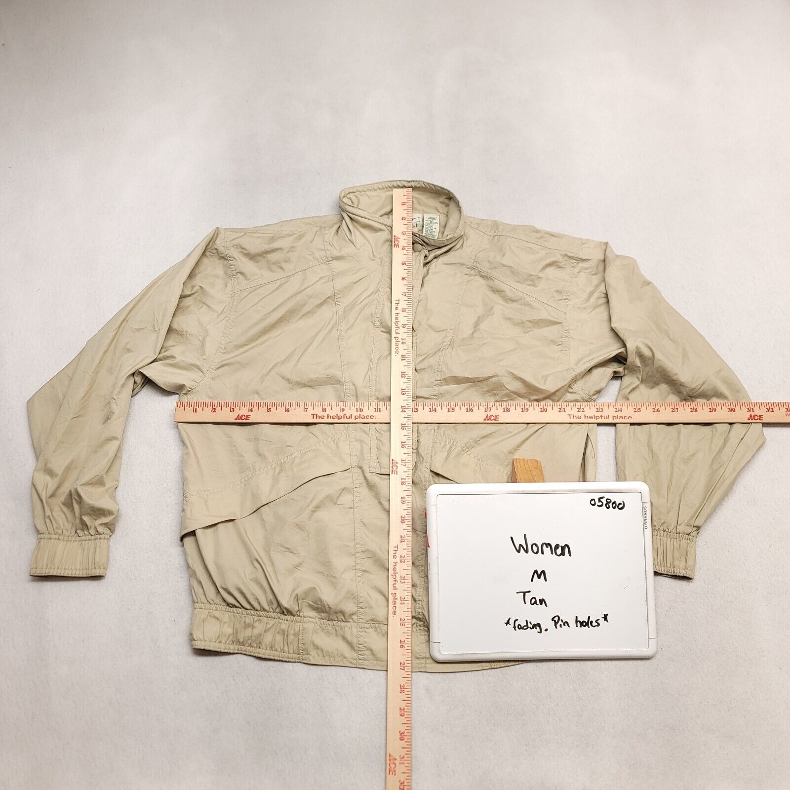 Reebok Reebok Golf Pullover Jacket Womens Size Medium M Beige Size M / US 6-8 / IT 42-44 - 6 Thumbnail