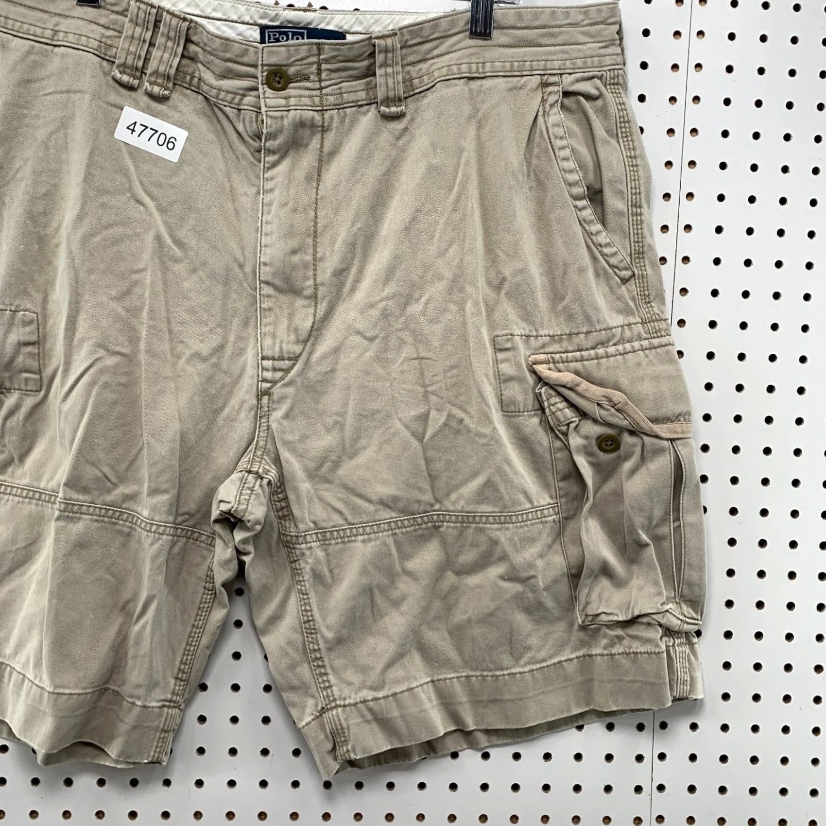 Polo Ralph Lauren Polo Ralph Lauren Cargo Shorts Mens 40 Military Khaki Utility Pockets 40x10 Size US L / EU 52-54 / 3 - 7 Thumbnail