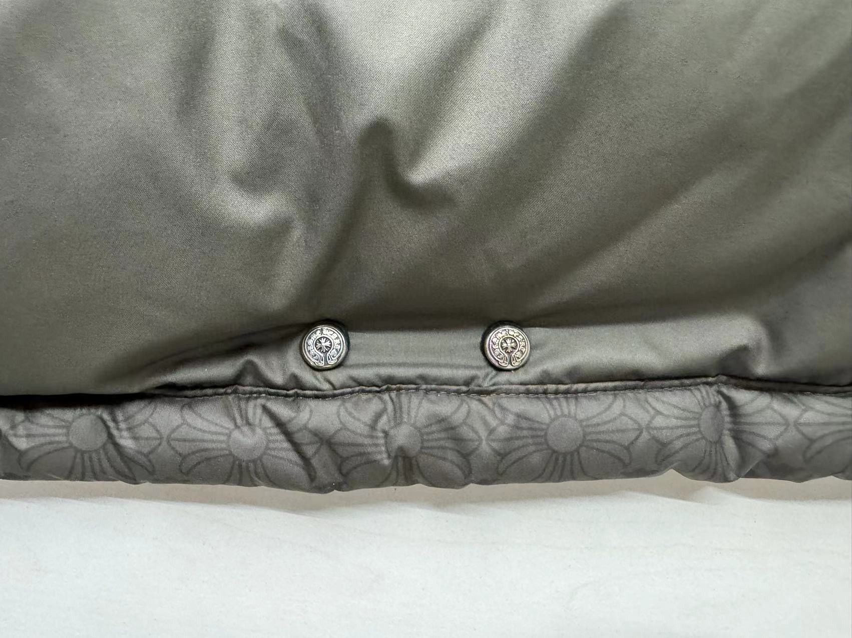 Chrome Hearts Chrome Hearts Tonal Monogram Cross Pattern Puffer Jacket Size US XXL / EU 58 / 5 - 10 Thumbnail