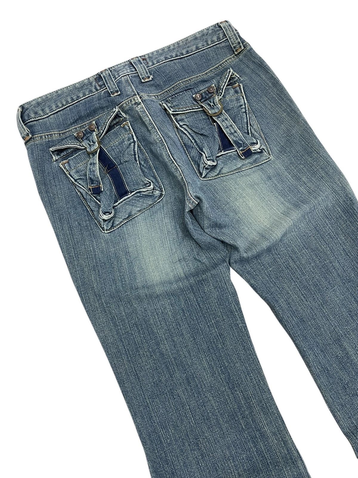 Japanese Brand × Tornado Mart et/ET BOÎTE Mud Wash Old Vintage Flare Nippon Denim Size US 28 / EU 44 - 10 Thumbnail