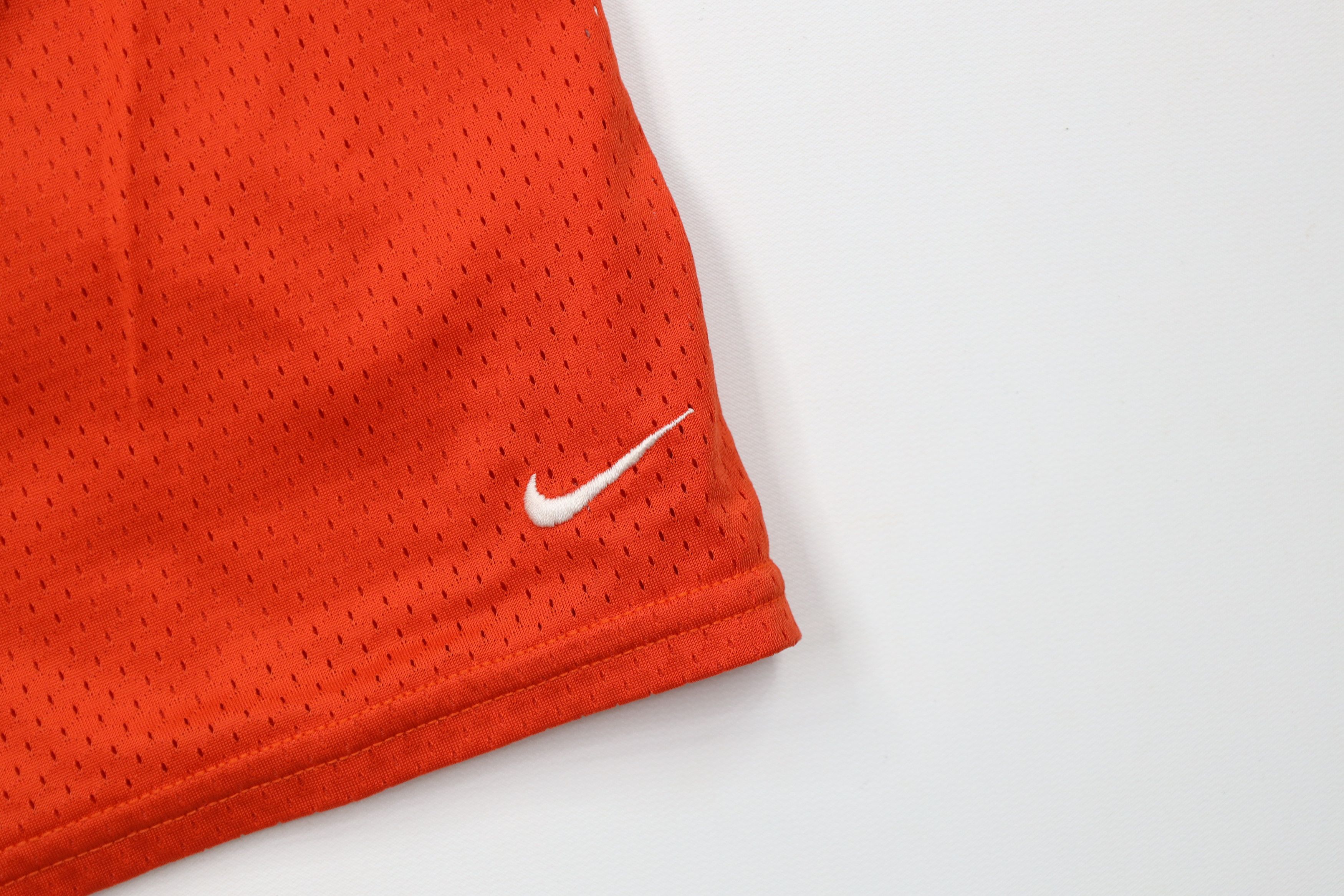 Nike Vintage 90s Nike Scott Mini Swoosh Above Knee Shorts Orange Size US 32 / EU 48 - 5 Thumbnail