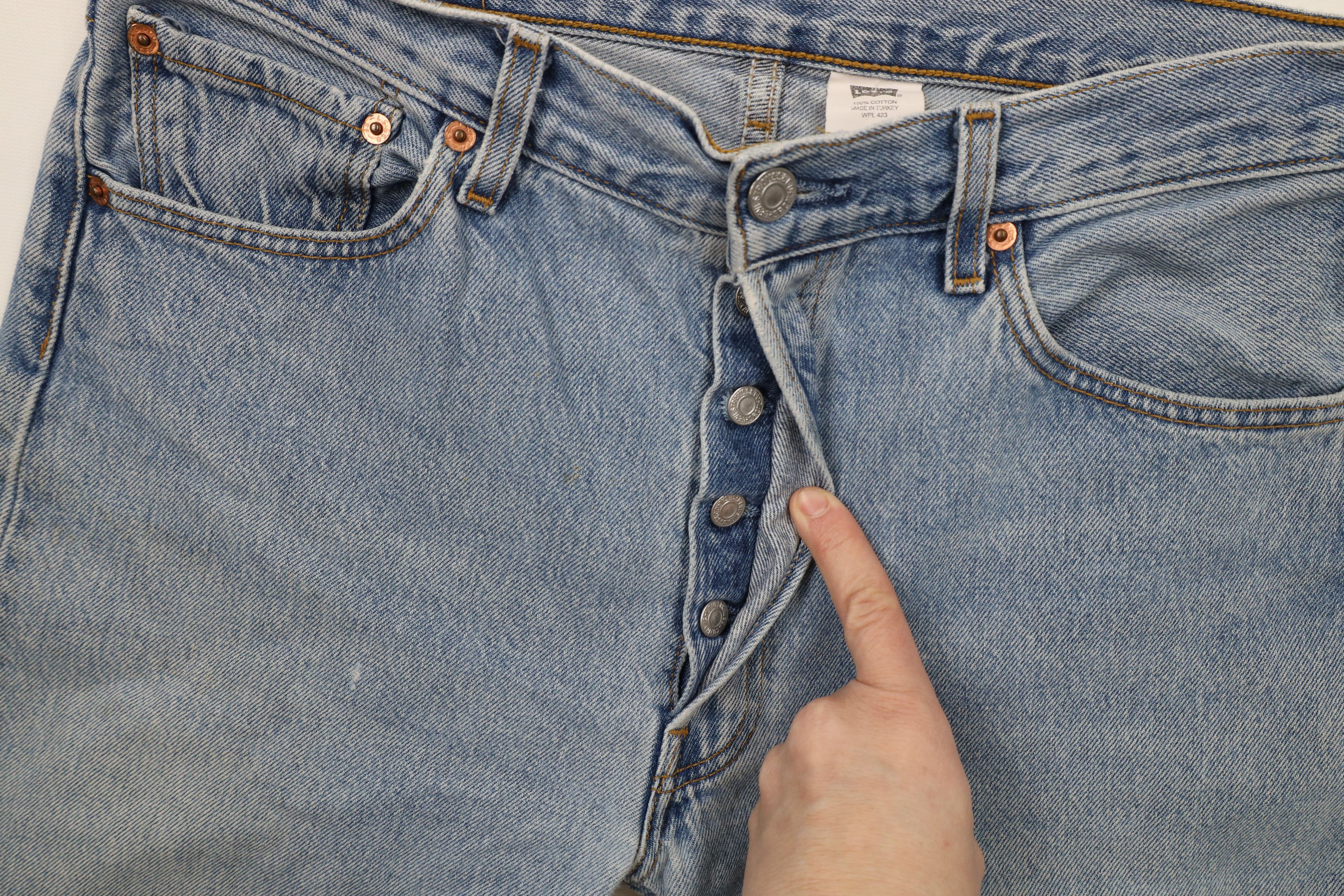 Levi's × Vintage Vintage 90s Levis 501xx Button Fly Original Fit Denim Jeans Size US 33 - 8 Thumbnail