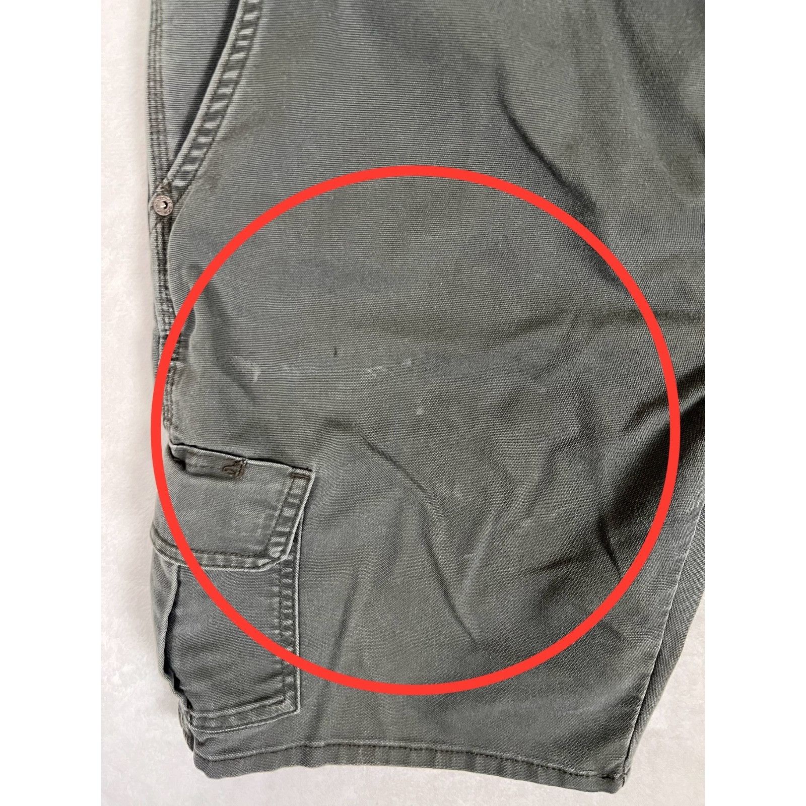 Dickies Dickies Flex Cargo Shorts Gray Canvas Size 40 Relaxed Y2K Sk Size US 40 / EU 56 - 2 Thumbnail