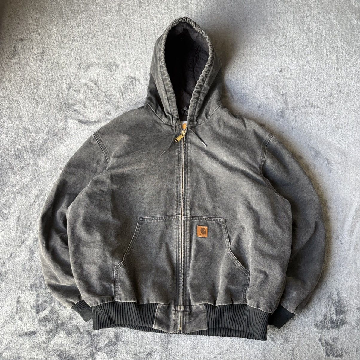 Carhartt J130 BLK CRAZY FADED CARHARTT ACTIVE JACKET Size US XL / EU 56 / 4 - 1 Thumbnail