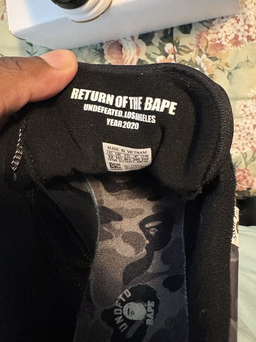 Adidas × Bape BapexUndefeated Adidas Zx8000 “black” Size US 12 / EU 45 - 3 Thumbnail