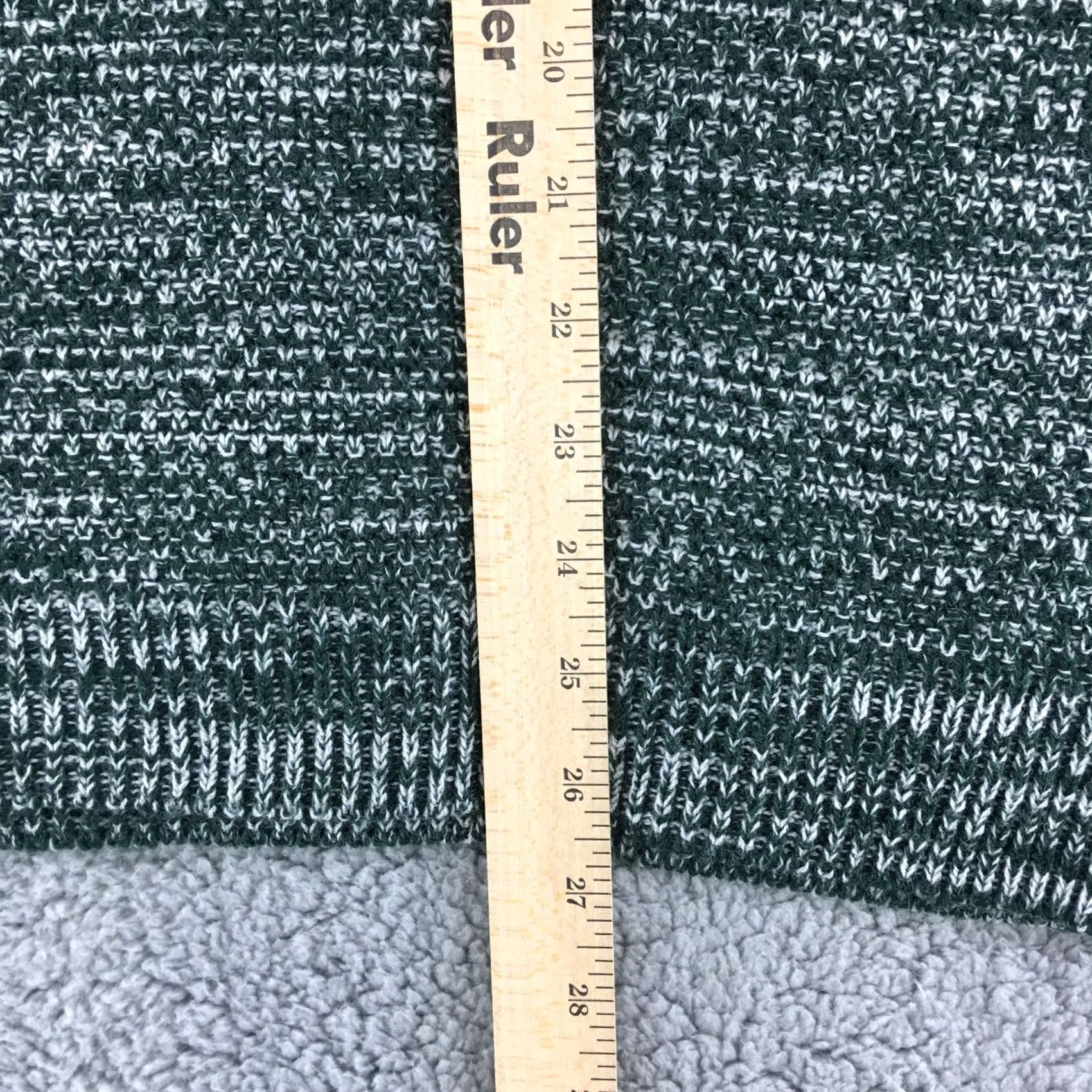 Vintage Zenana Cable Knit Sweater Womens 2X Gray Turtleneck Pullover Long Sleeve Casual Size XXL / US 16-18 / IT 52-54 - 6 Thumbnail