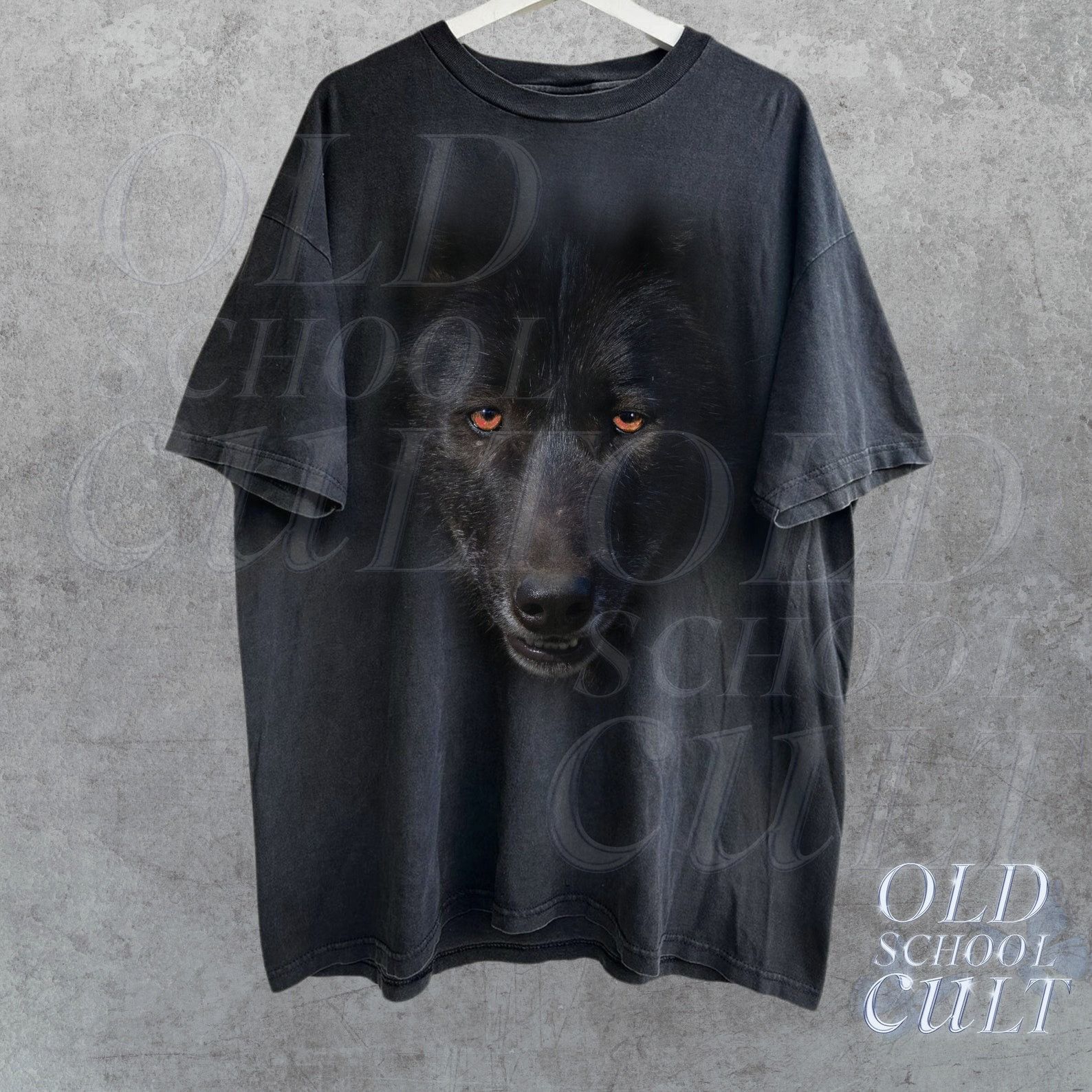 The Unbranded Brand Alpha Wolf Vintage Graphic T-shirts Size US M / EU 48-50 / 2 - 2 Thumbnail