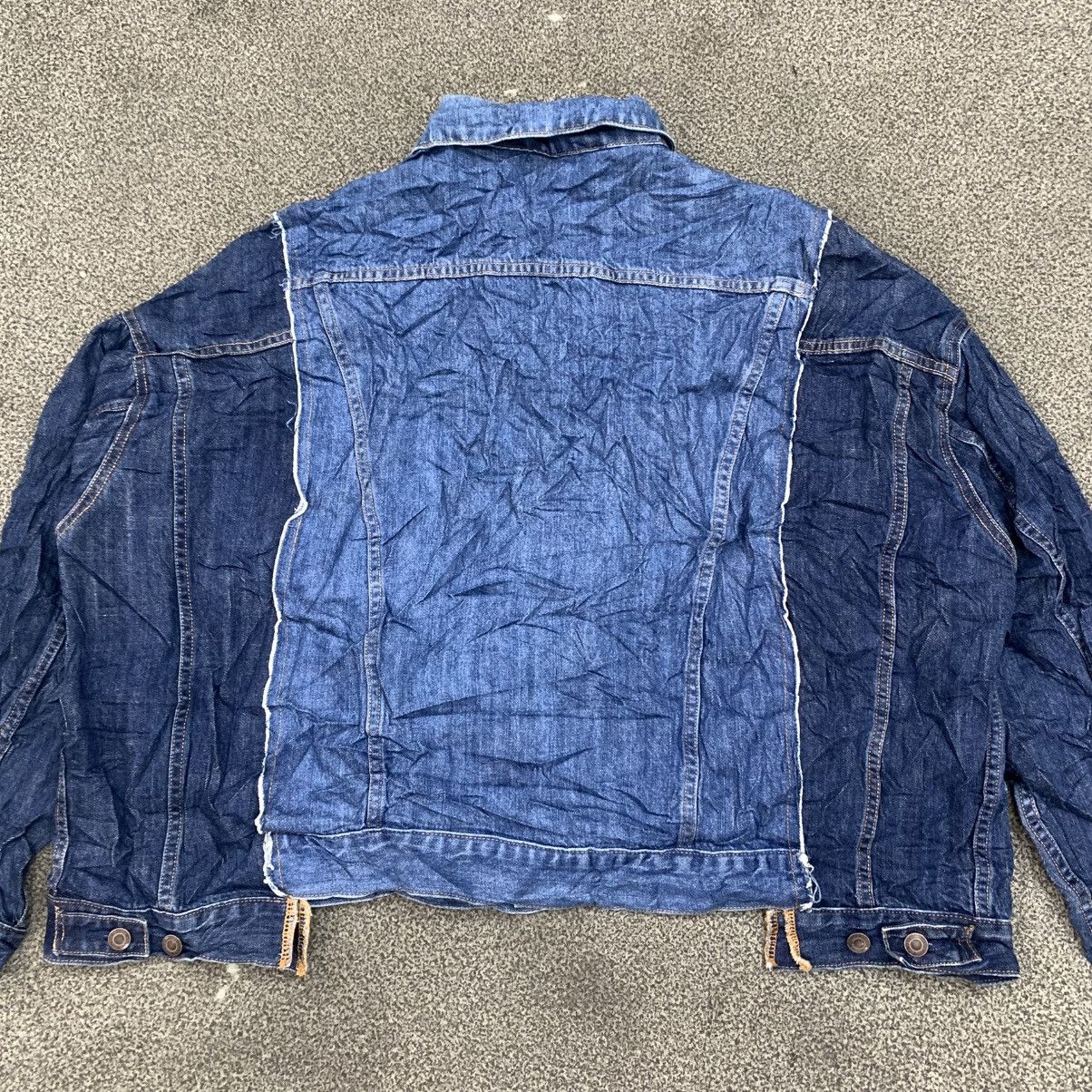 Japanese Brand NIKO AND RECONSTRUCTED DENIM JACKET BOXY OVERSIZE Size US L / EU 52-54 / 3 - 14 Thumbnail