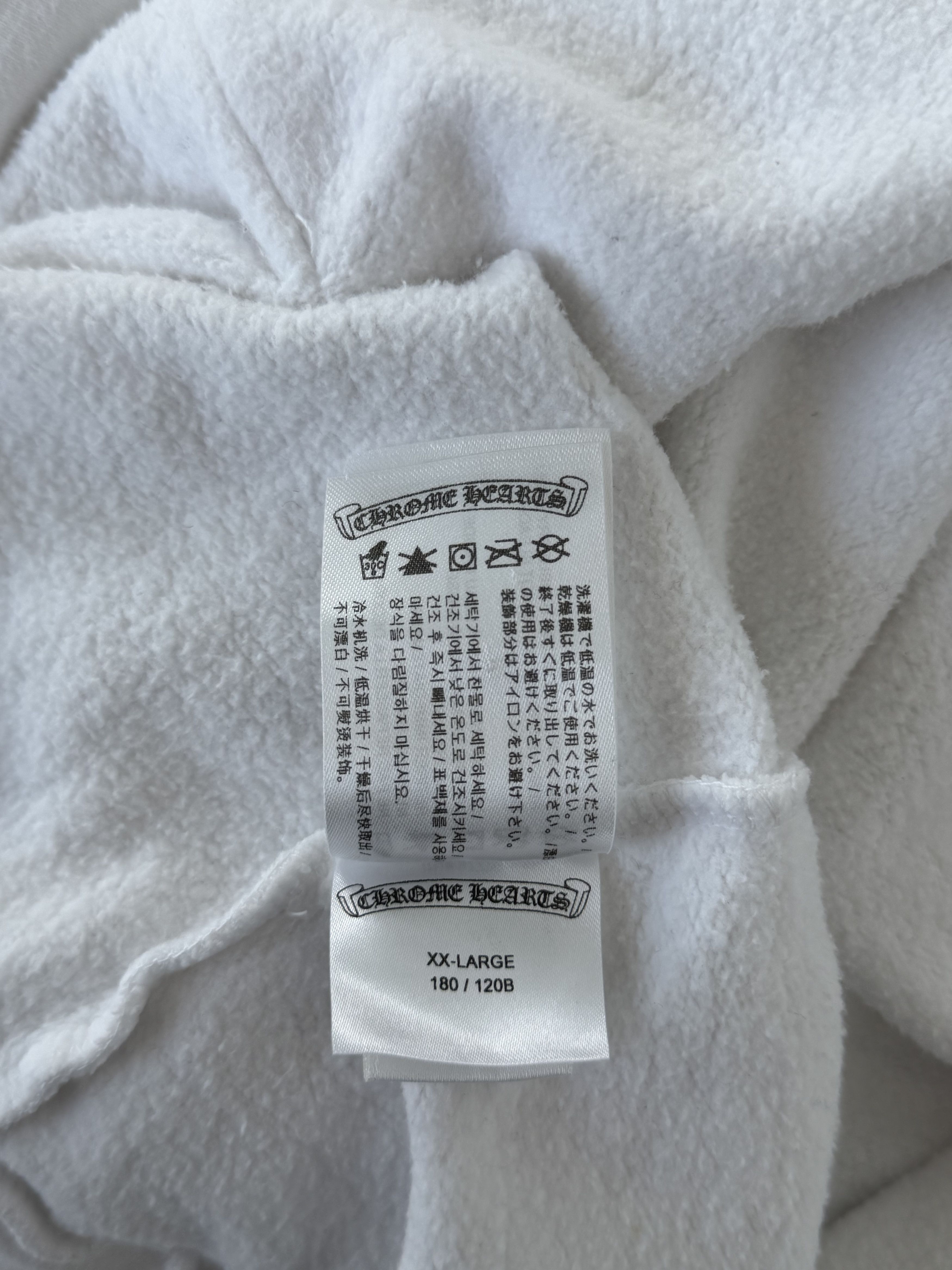 Chrome Hearts Rolling Stones White & Red Horseshoe Logo Hoodie Size US XXL / EU 58 / 5 - 6 Thumbnail