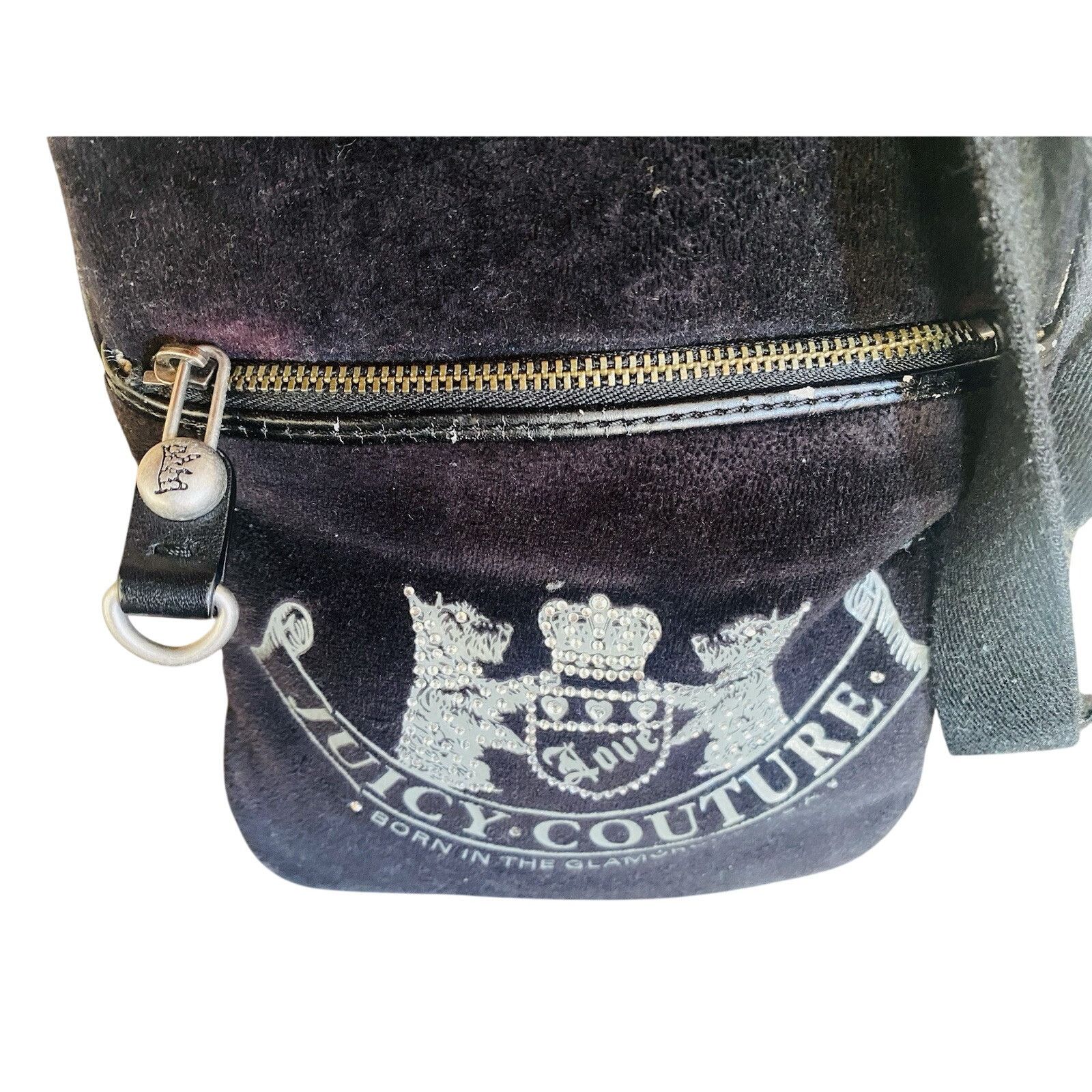 Juicy Couture juicy Couture Y2K Velour Crossbody Purse 7” Size ONE SIZE - 5 Thumbnail