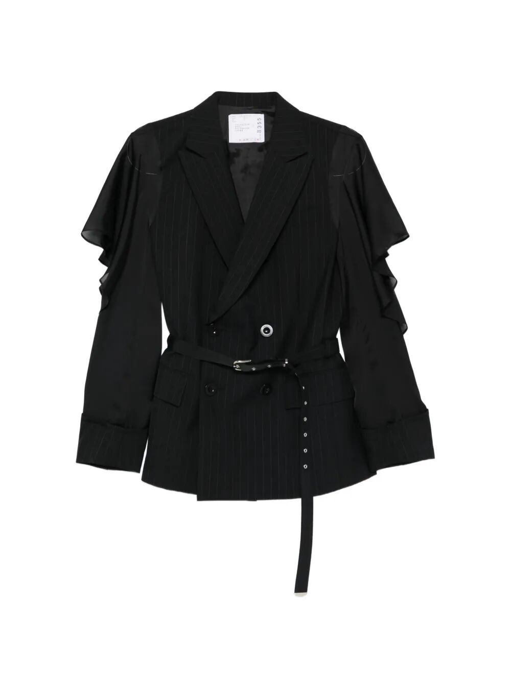 Sacai CHALK STRIPE JACKET Size L / US 10 / IT 46 - 1 Thumbnail