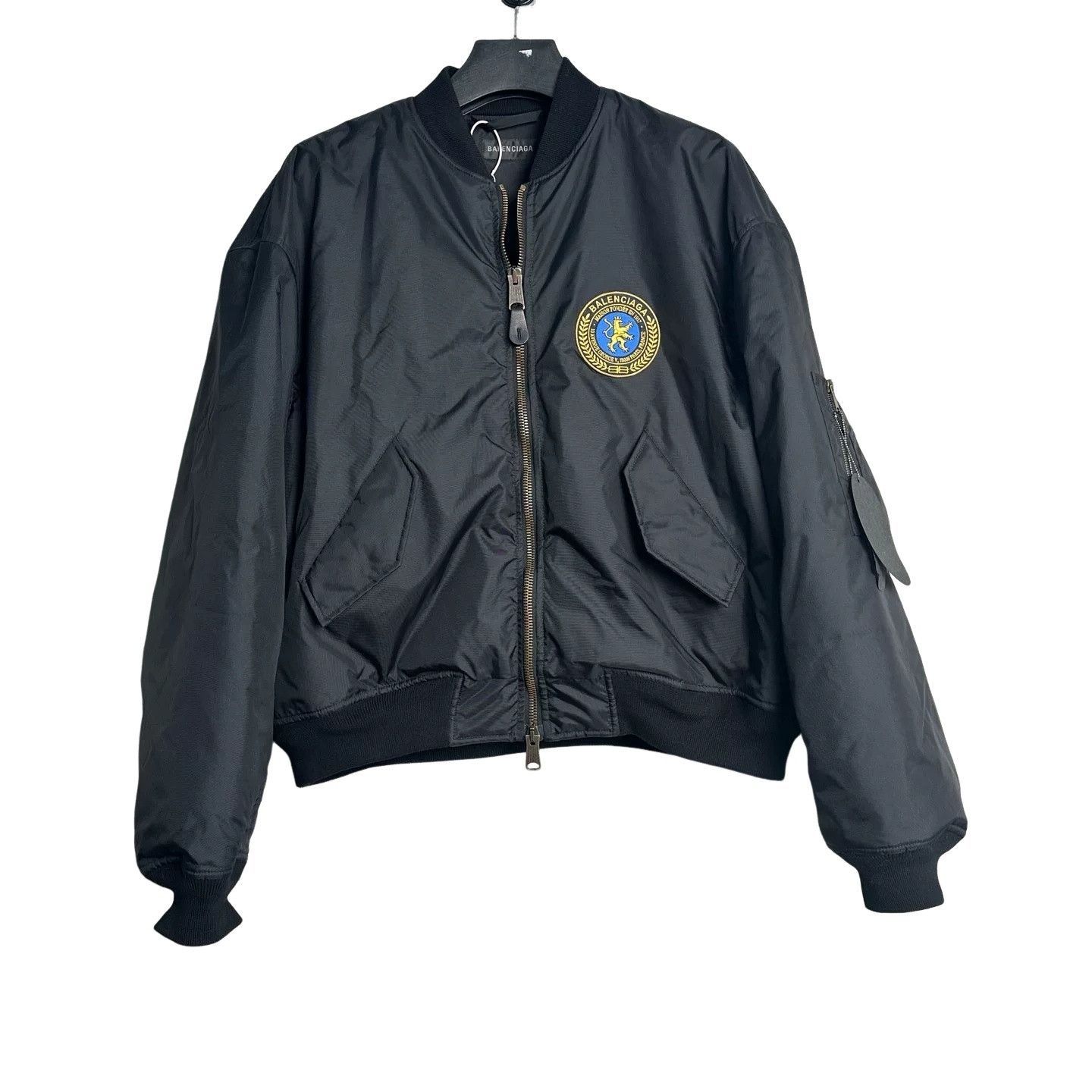 Balenciaga Balenciaga Lion Crest Bomber Jacket 48 Size US M / EU 48-50 / 2 - 1 Thumbnail