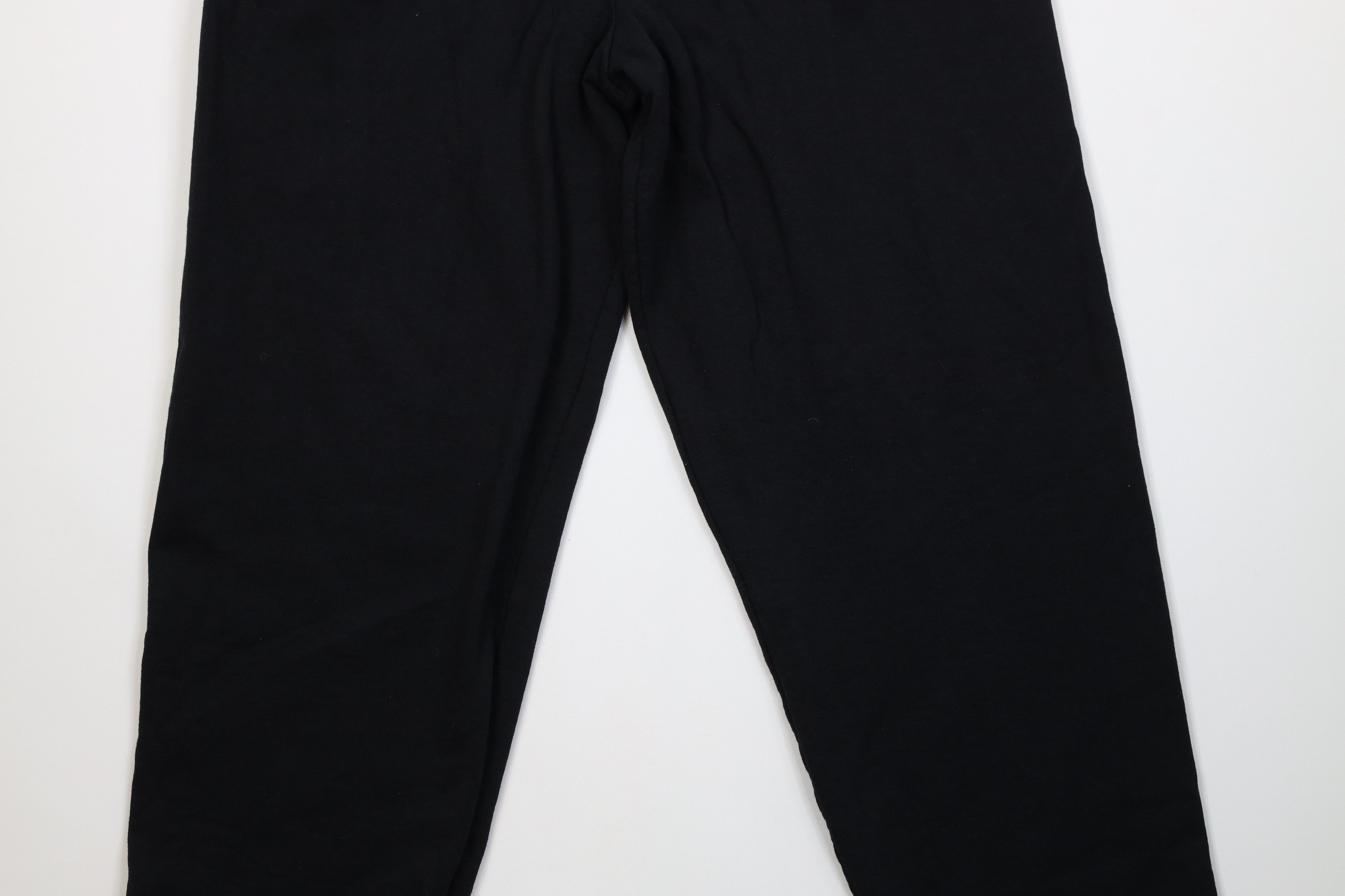 Vintage Vintage 90s Y2K Streetwear Relaxed Fit Sweatpants Black Size US 38 / EU 54 - 13 Thumbnail