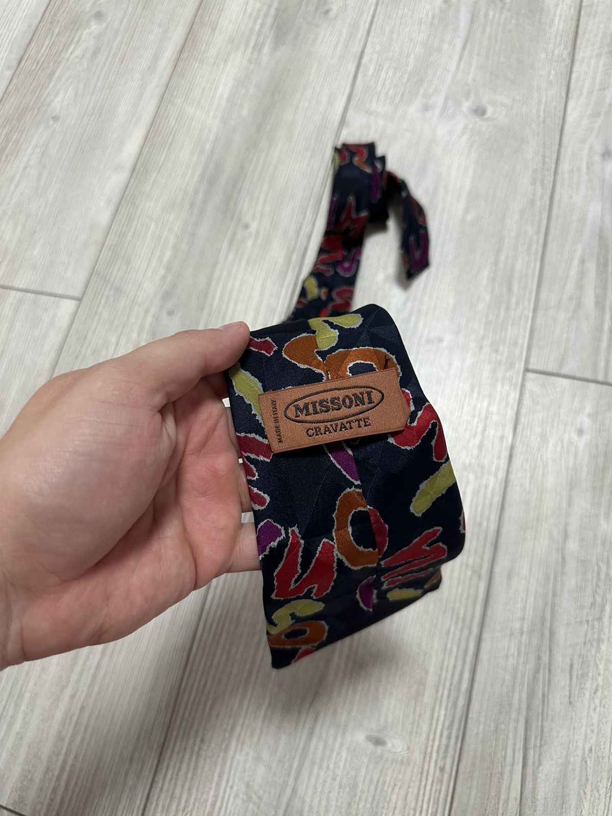Other Luxury Missoni Cravatte Multicolor Silk Tie Made In Italy Size ONE SIZE - 5 Thumbnail