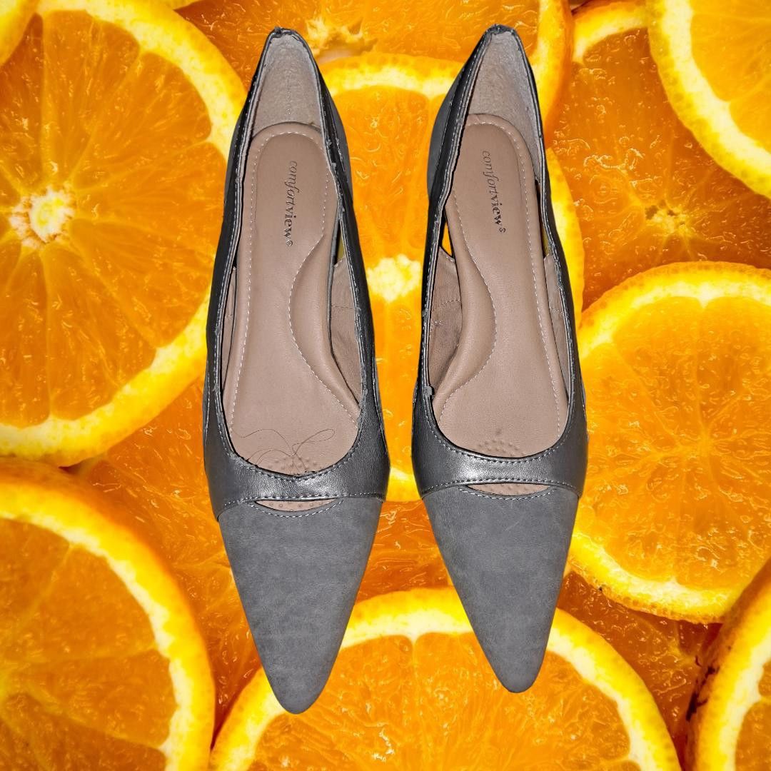 Other ComfortView Gray Pointed Toe Heels Size 10 Size US 10 / IT 40 - 3 Thumbnail