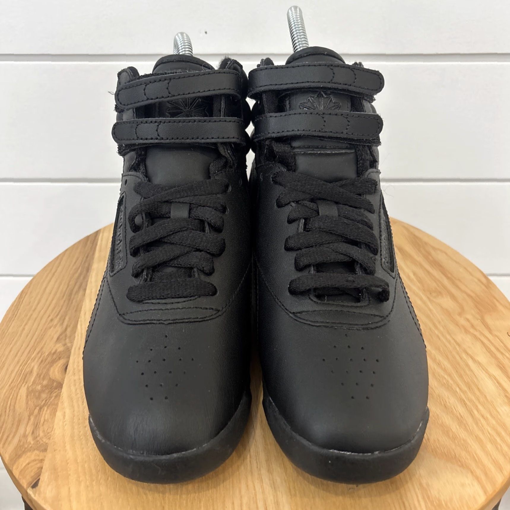 Reebok VINTAGE Reebok Princess Sneaker High Top Womens Sz 7.5 Black 80s 90s Classic Athletic Shoes Footwear Sneaker Size M / US 6-8 / IT 42-44 - 2 Thumbnail