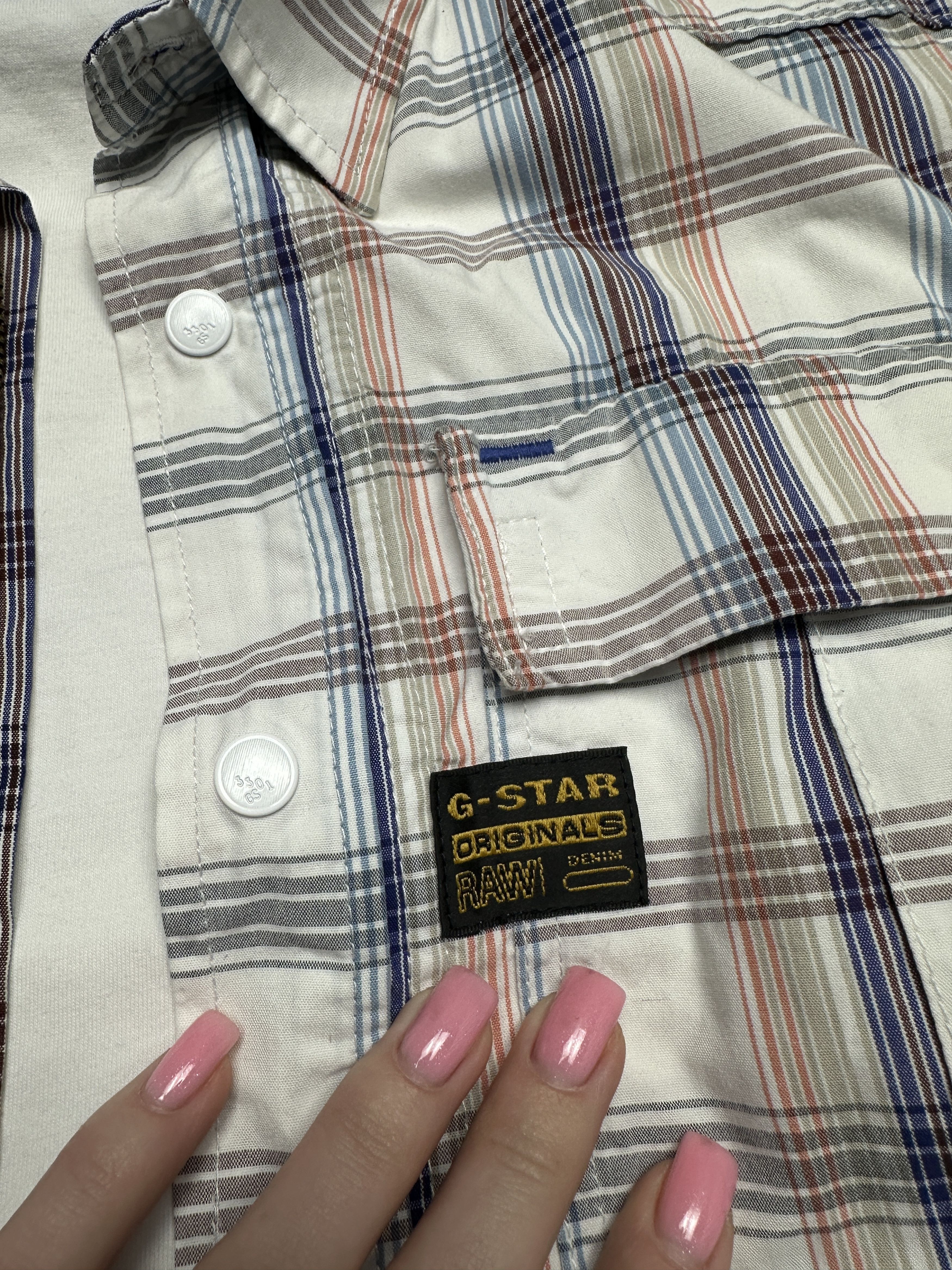 G-Star G Star Raw Mens Long Sleeve Check Shirt Size US XL / EU 56 / 4 - 3 Thumbnail