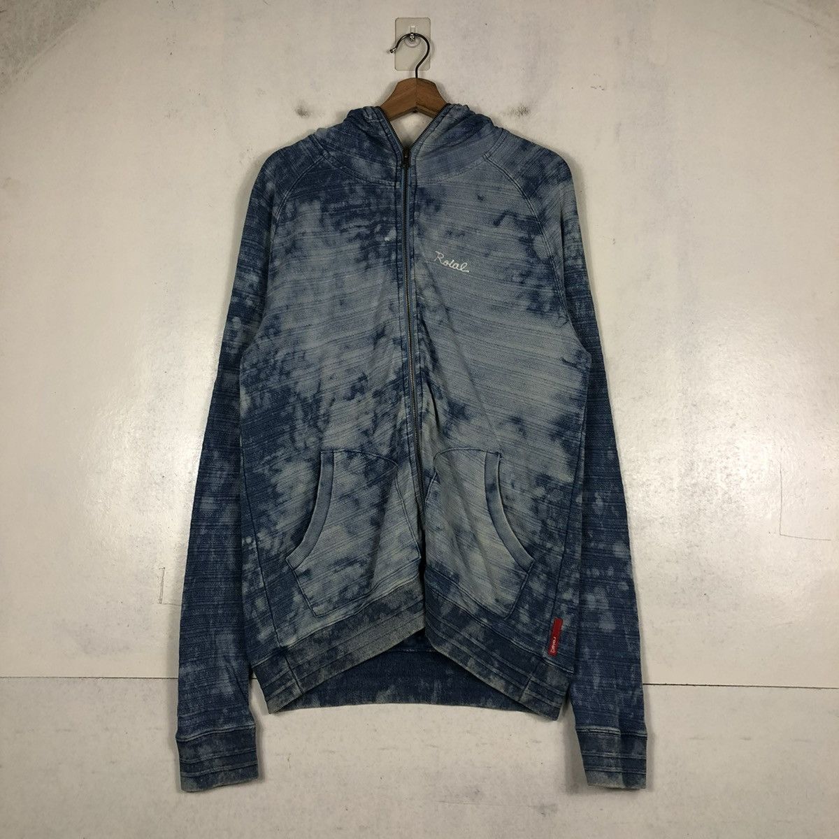 Japanese Brand 📌ACID WASH BIKER ZIPPER JACKET ROIAL CALIFORNIA Size US M / EU 48-50 / 2 - 12 Thumbnail