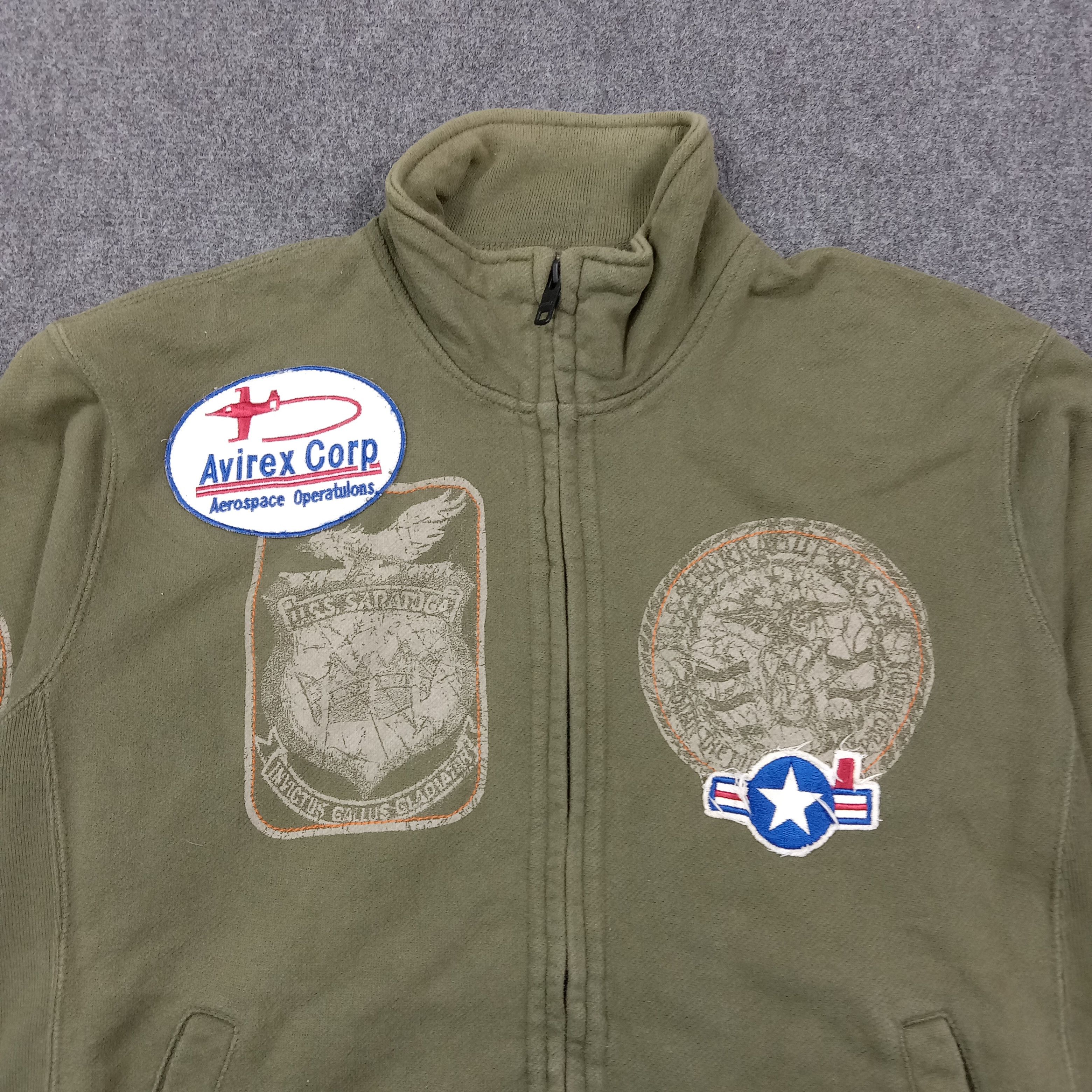 Avirex Avirex Corp Aerospace Sweater Jacket C270N2 Size US M / EU 48-50 / 2 - 3 Thumbnail
