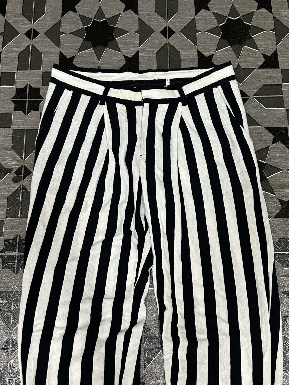 Hysteric Glamour Hysteric Glamour Stripe Prisoner Pants Size US 30 / EU 46 - 6 Thumbnail