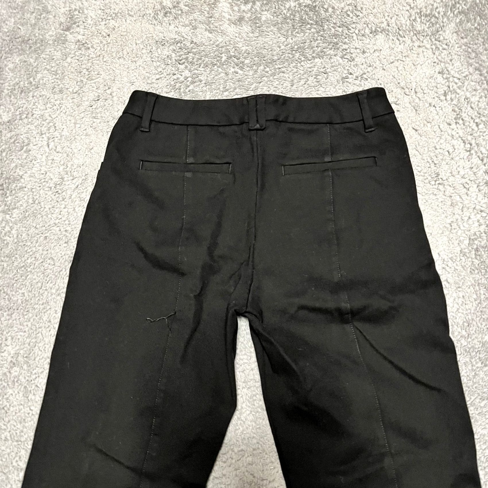 Anthropologie Anthropologie Pants Womens 4 Black 29x29 Mid Rise The Essential Trouser Chino Womens Size 27" / US 4 / IT 40 - 4 Thumbnail