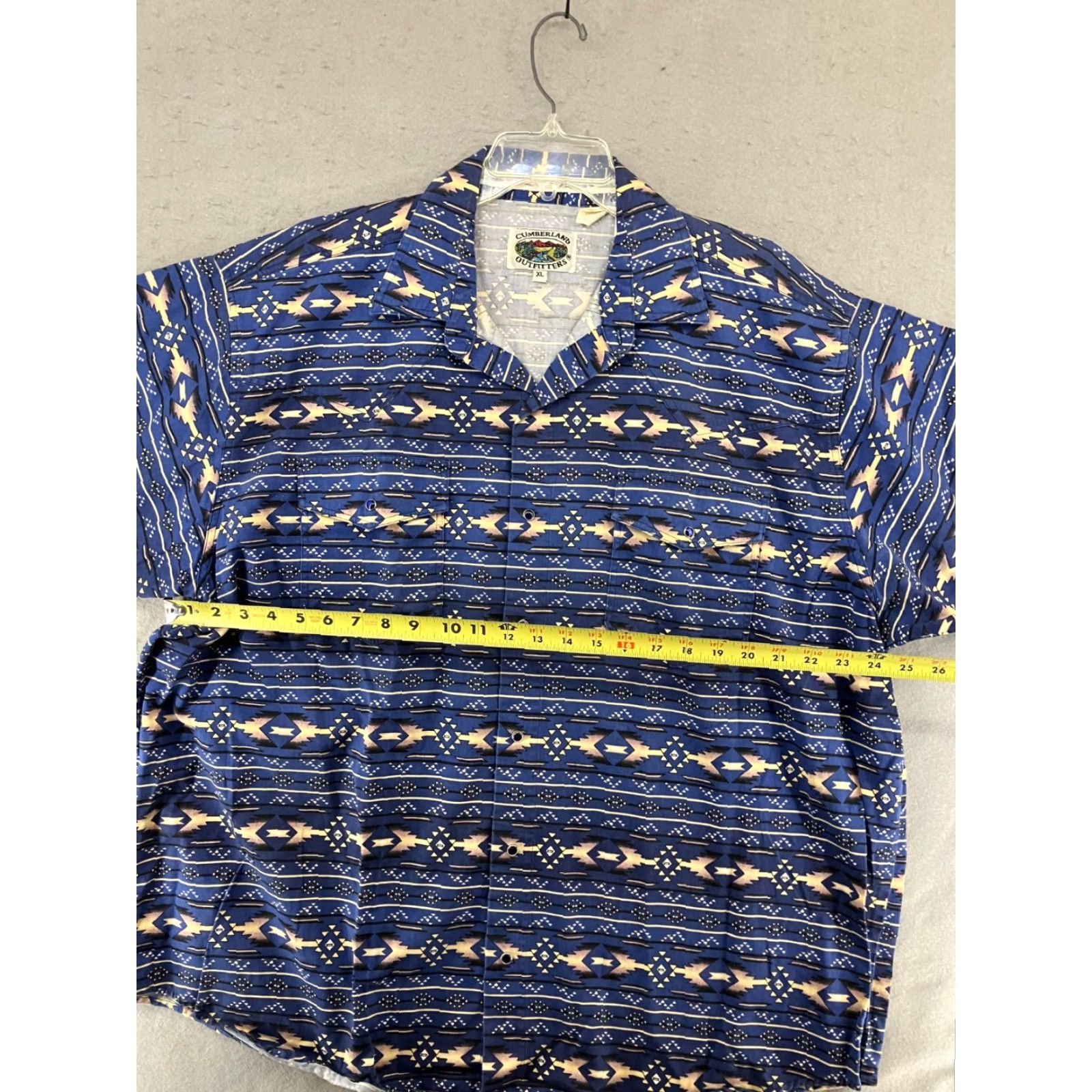 Vintage Vintage Cumberland Outfitters Men's XL Aztec Southwestern Pattern Long Sleeve Button-Up Shirt Size US XL / EU 56 / 4 - 5 Thumbnail
