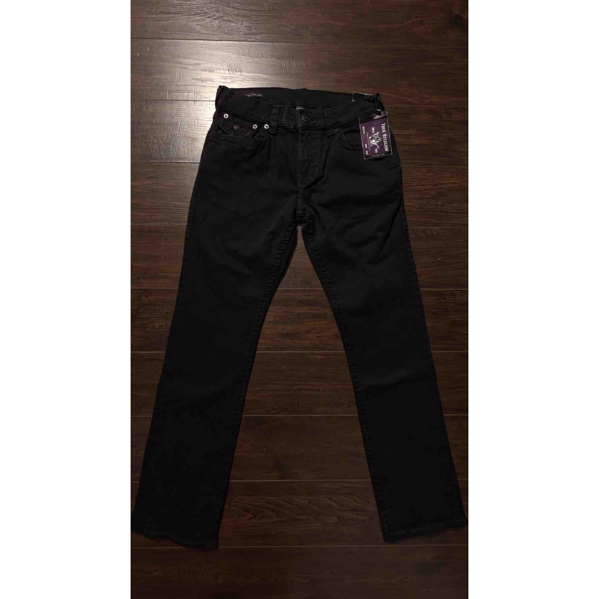 True Religion Ricky Straight Jean Body Rinse Black [NEW] - 3