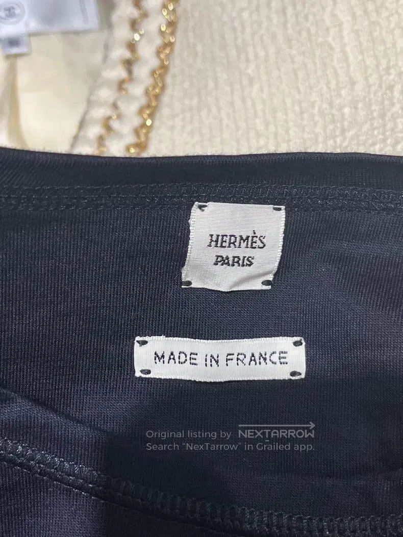 Hermes Hermes Black dress with logo design, pocket embroidery Size XS / US 0-2 / IT 36-38 - 3 Thumbnail