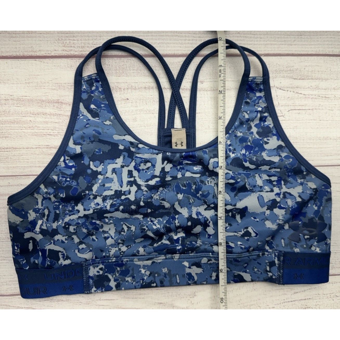 Under Armour UNDER ARMOUR Girls Youth Sports Bra Blue & Purple (L) Compre Size ONE SIZE - 10 Thumbnail