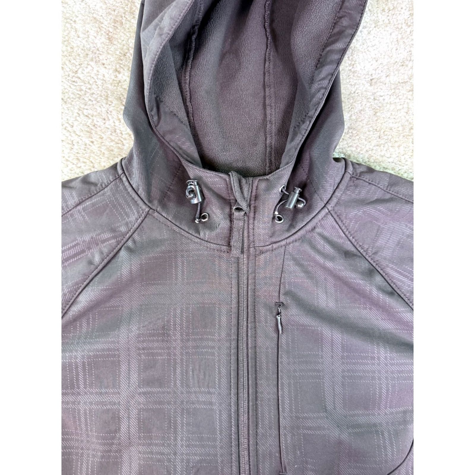 Free Country Free Country Jacket Windbreaker Gray Plaid Lined Size Medium Zip Sz M Ski Size M / US 6-8 / IT 42-44 - 3 Thumbnail