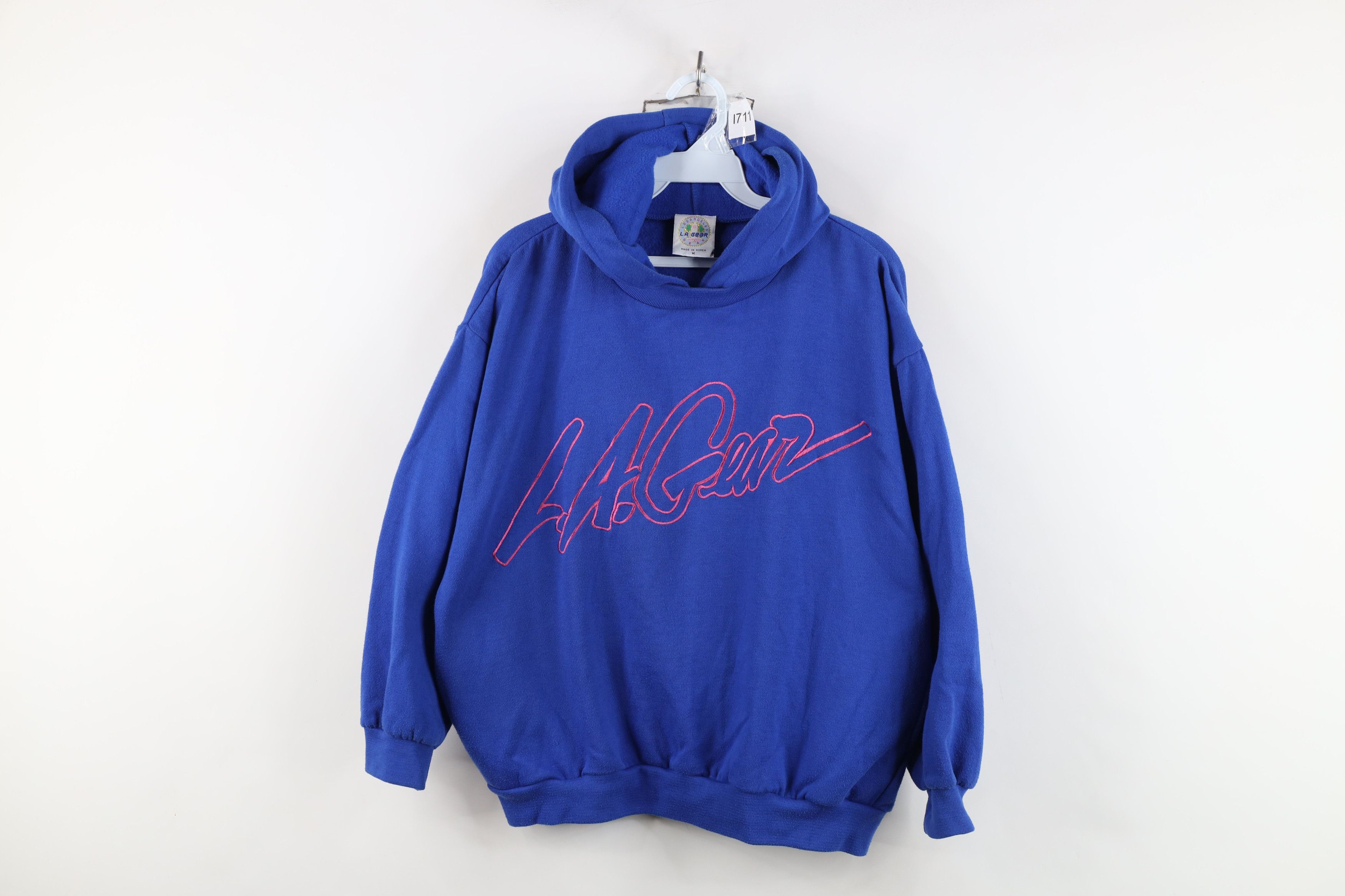 Vintage Vintage 90s LA Gear Cropped After Hood Hoodie Sweatshirt Size M / US 6-8 / IT 42-44 - 1 Thumbnail