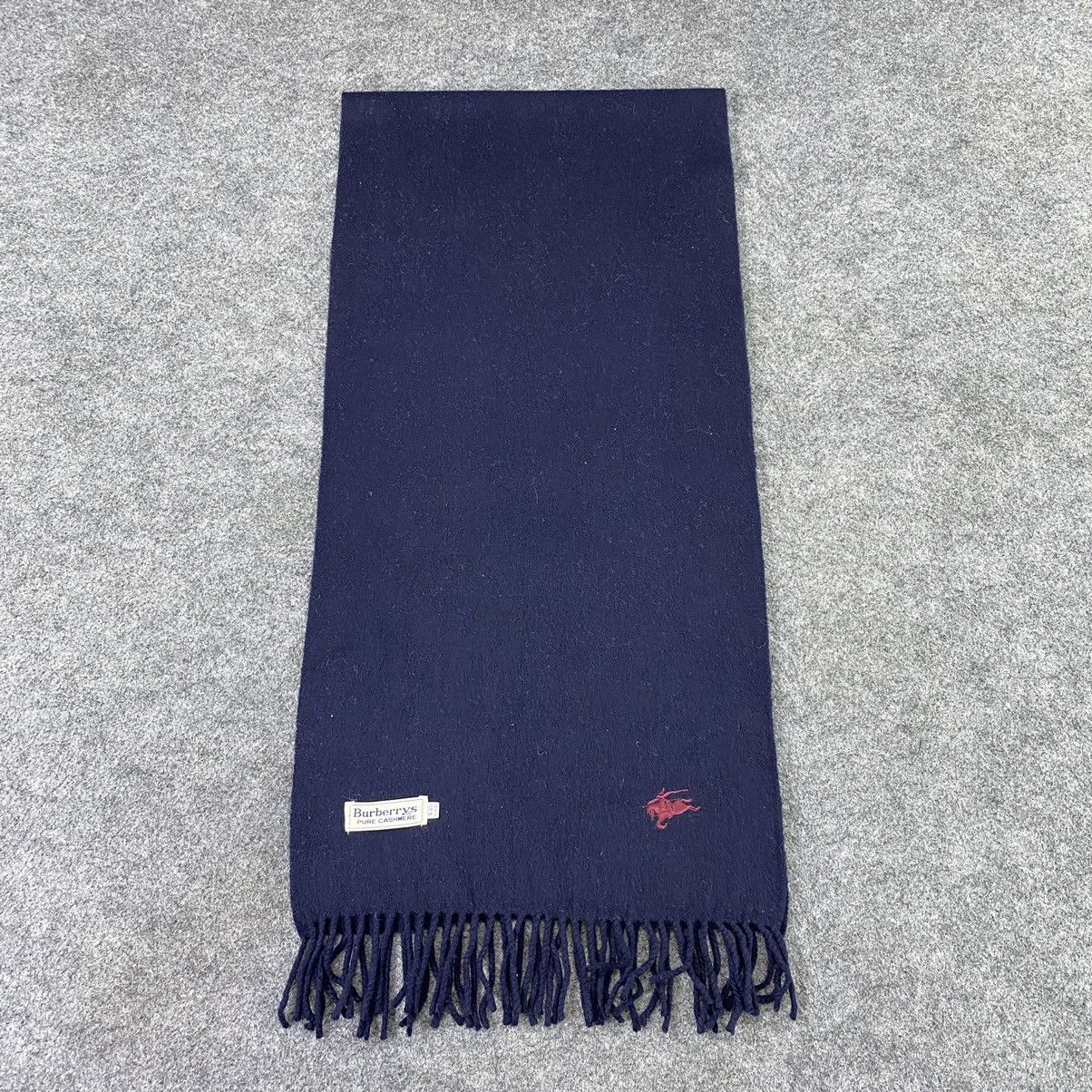 Burberry × Vintage Burberry Cashmere Scarf / Muffler / Neckwear-K057 Size ONE SIZE - 3 Thumbnail