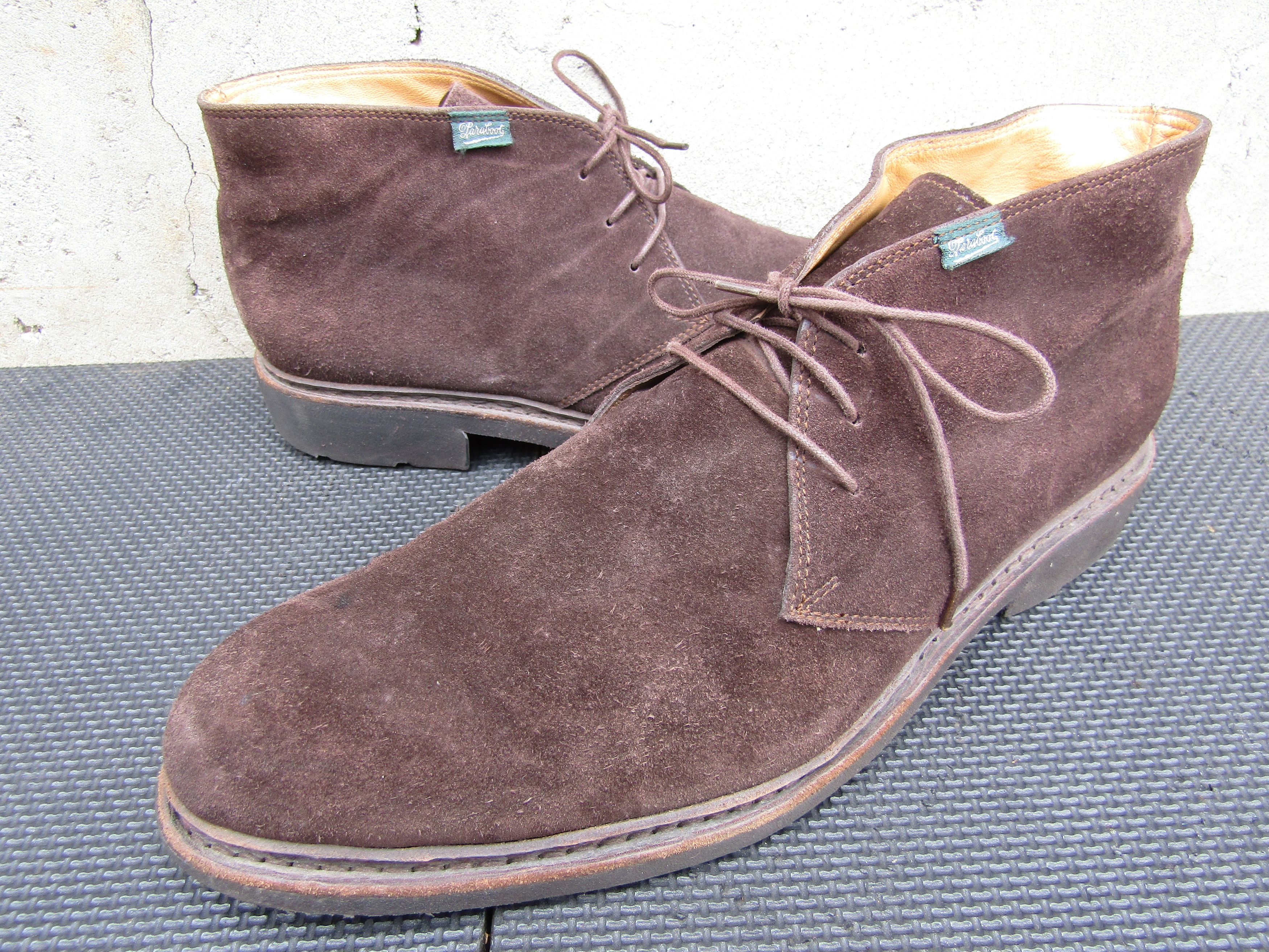 Paraboot Paraboot France Brown Suede Ankle Chukka Lace Up Size US 10 / EU 43 - 1 Thumbnail