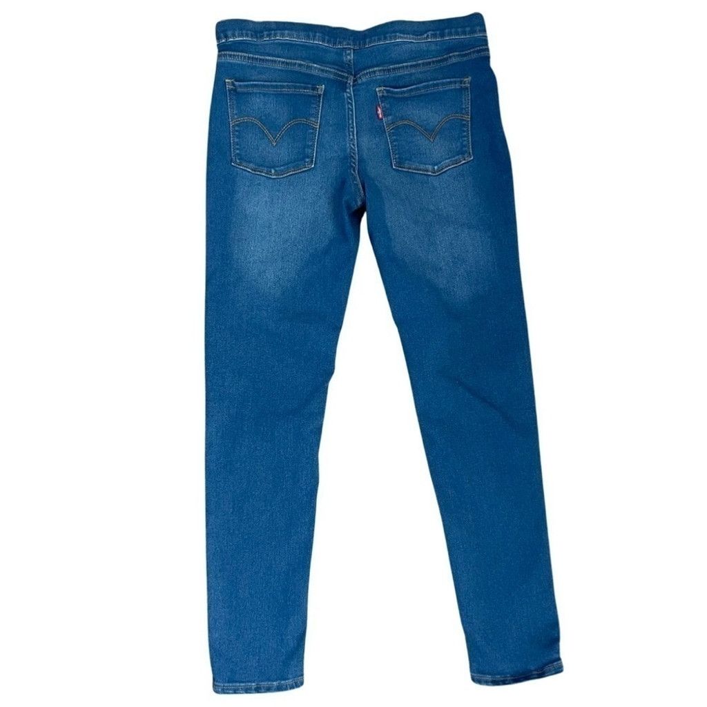 Levi's Levi’s Pull On Jegging Jeans Blue Kids Girls Youth Size 16. Size 38" / US 16 / IT 52 - 3 Thumbnail