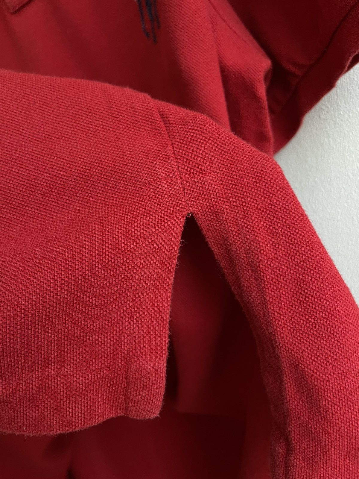 Polo Ralph Lauren × Vintage Polo Ralph Lauren Great Britain 3 Flag PRL Red Polo Shirt Size US XXL / EU 58 / 5 - 13 Thumbnail
