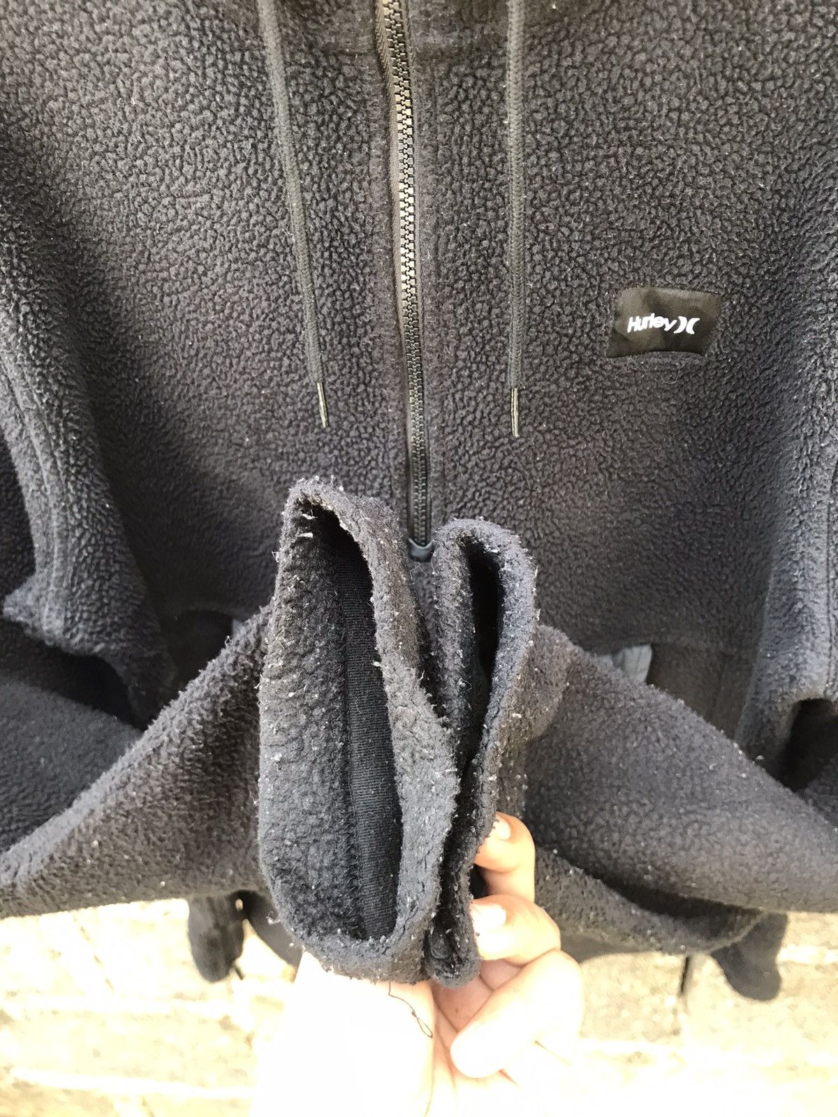Hurley × Japanese Brand 🌟Hurley Black Fleece Pullover Hoodies Sweatshirt Size US M / EU 48-50 / 2 - 4 Thumbnail