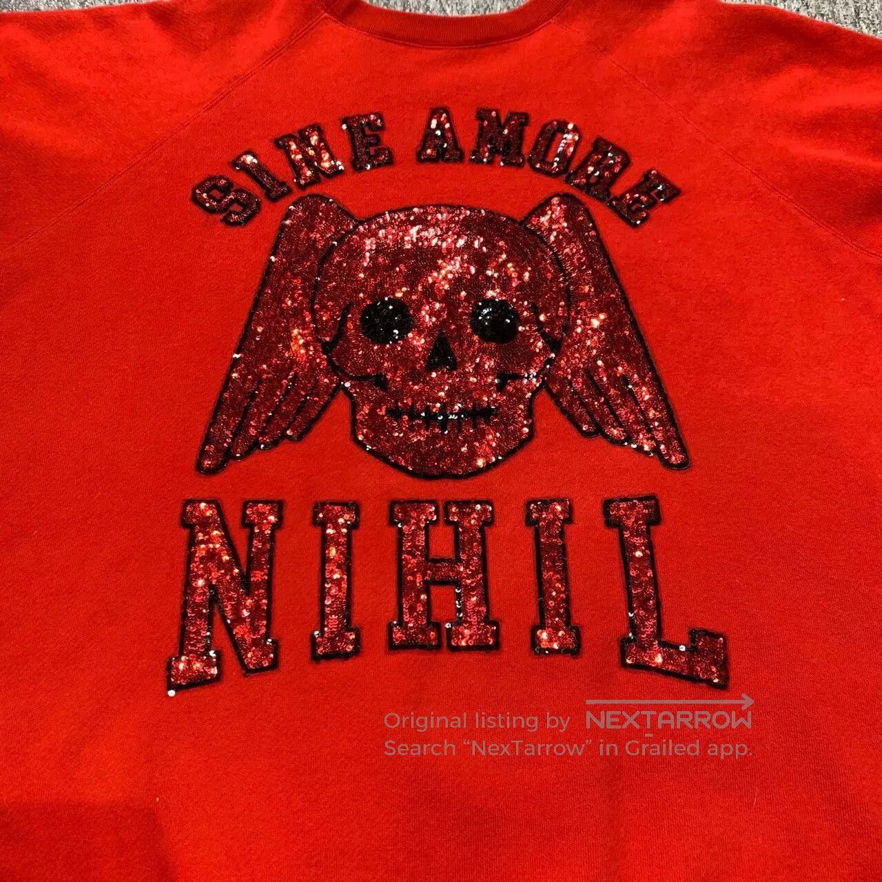 Gucci gucci red sequin sweatshirt with skull design. Size US L / EU 52-54 / 3 - 8 Thumbnail