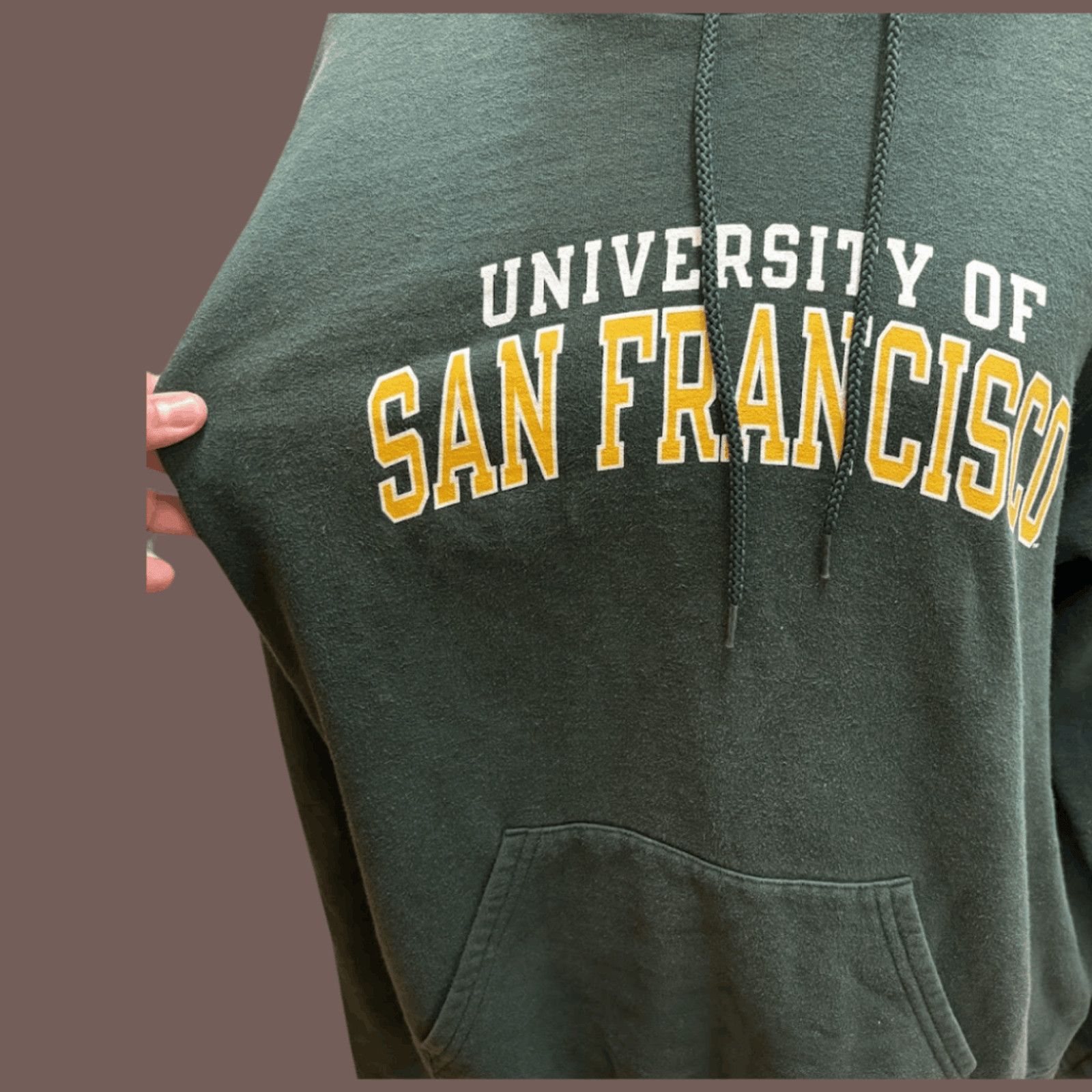 Champion VTG Champion Hoodie | USF Green Pullover | Collegiate Core Size US M / EU 48-50 / 2 - 5 Thumbnail