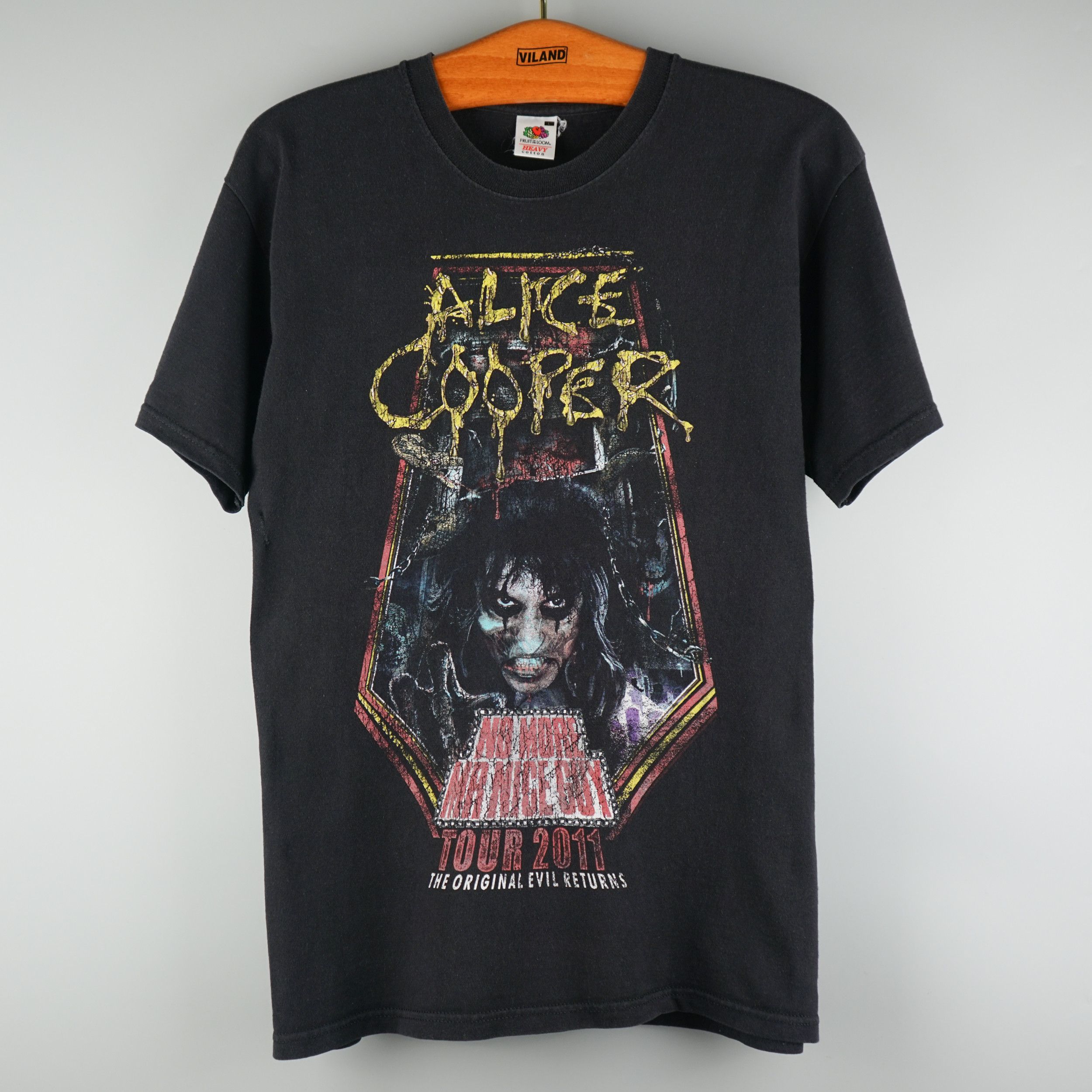 Band Tees × Vintage Vintage 2011 Alice Cooper Tour T-Shirt Size US M / EU 48-50 / 2 - 1 Thumbnail