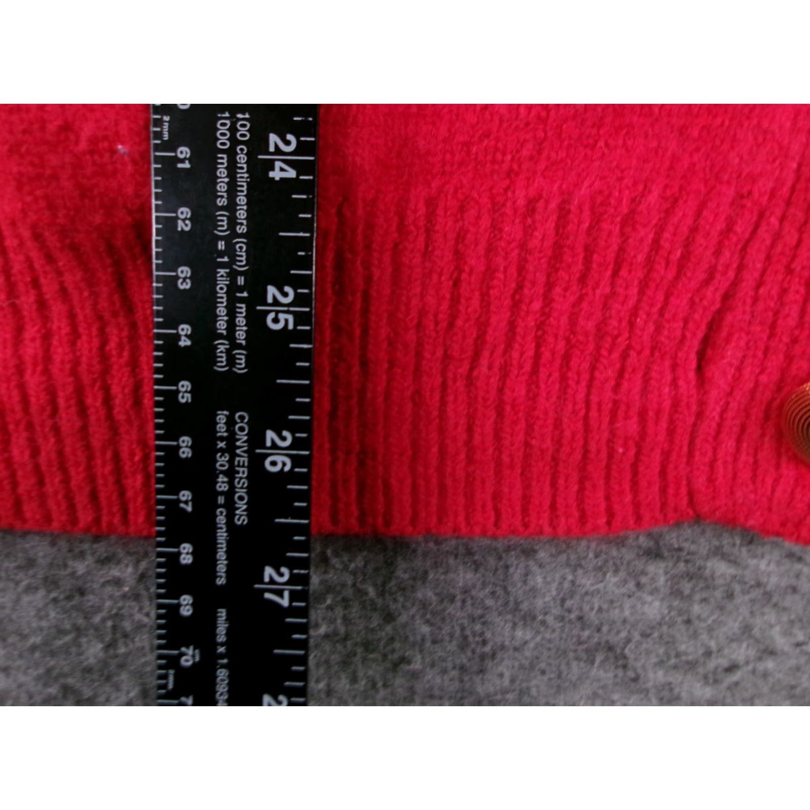 Worthington VINTAGE Worthington Cardigan Women L Red Silk Angora Wool Knit 90s All Seasons Pockets Womens Size L / US 10 / IT 46 - 7 Thumbnail
