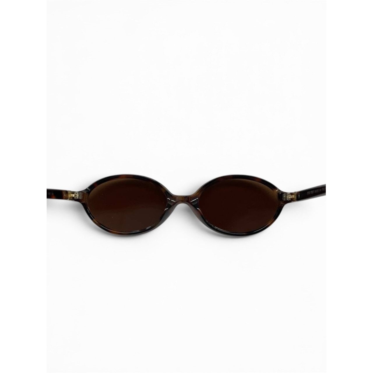 Miu Miu Miu Miu Oval Tortoiseshell Sunglasses Size ONE SIZE - 11 Thumbnail