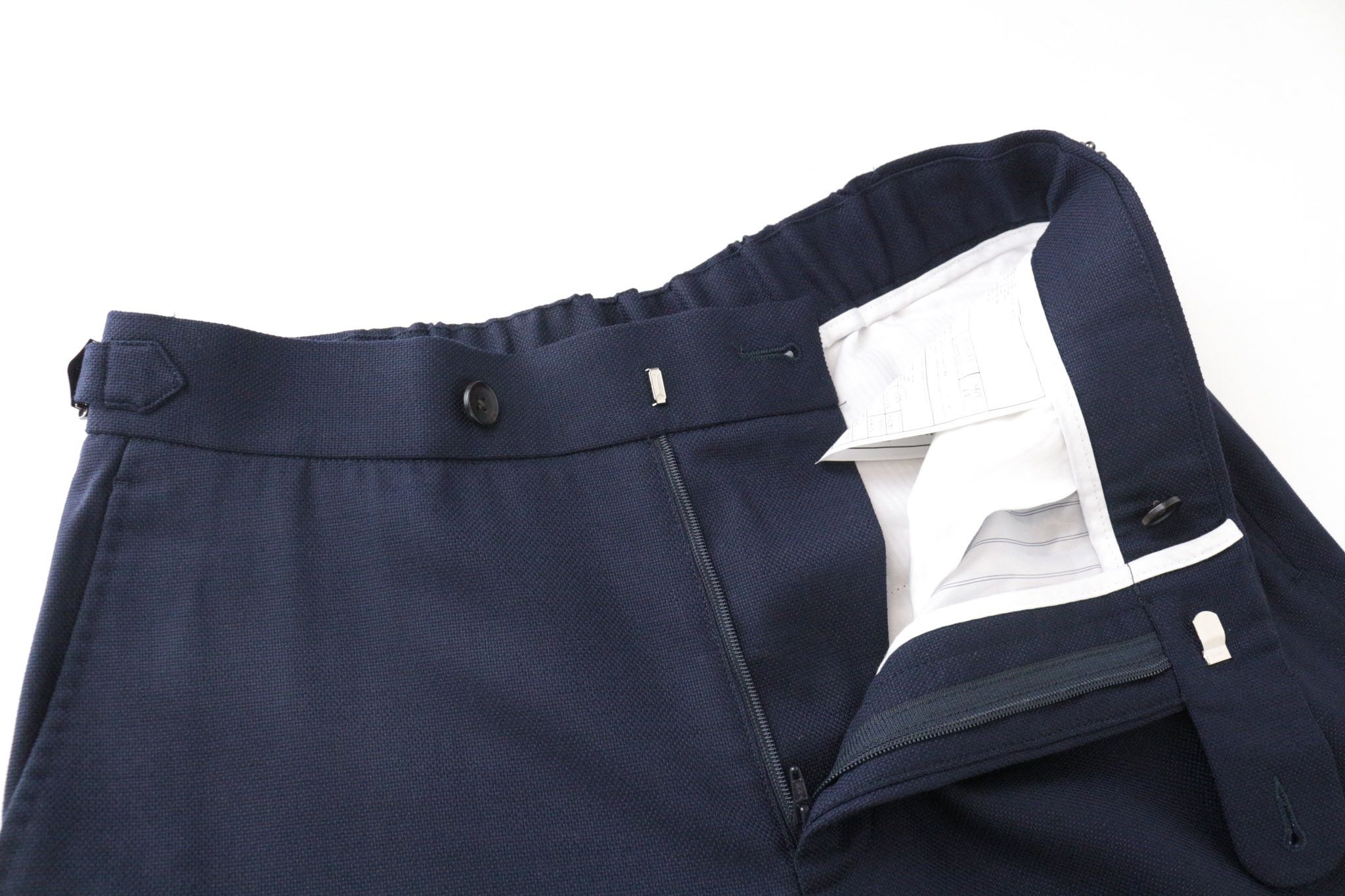 HAVANA PATCH UK36R Slim Unlined Wool Stretch Blue 68288