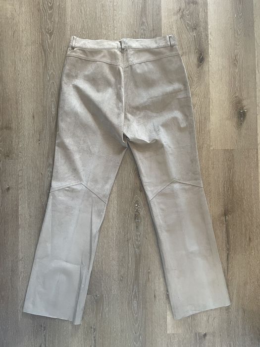 Vintage 1999 Pig Suede Leather Pants | Grailed