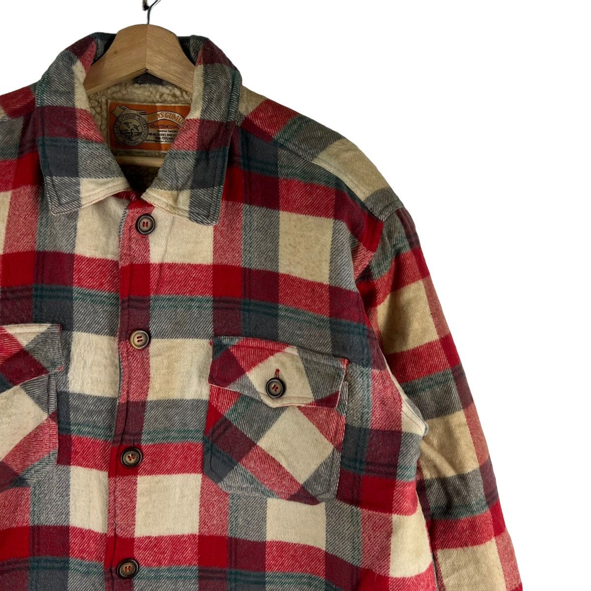 Flannel 🔥90’s Vintage Wool Flannel Jacket Mens Gumu Issey Miyake Size US M / EU 48-50 / 2 - 2 Thumbnail