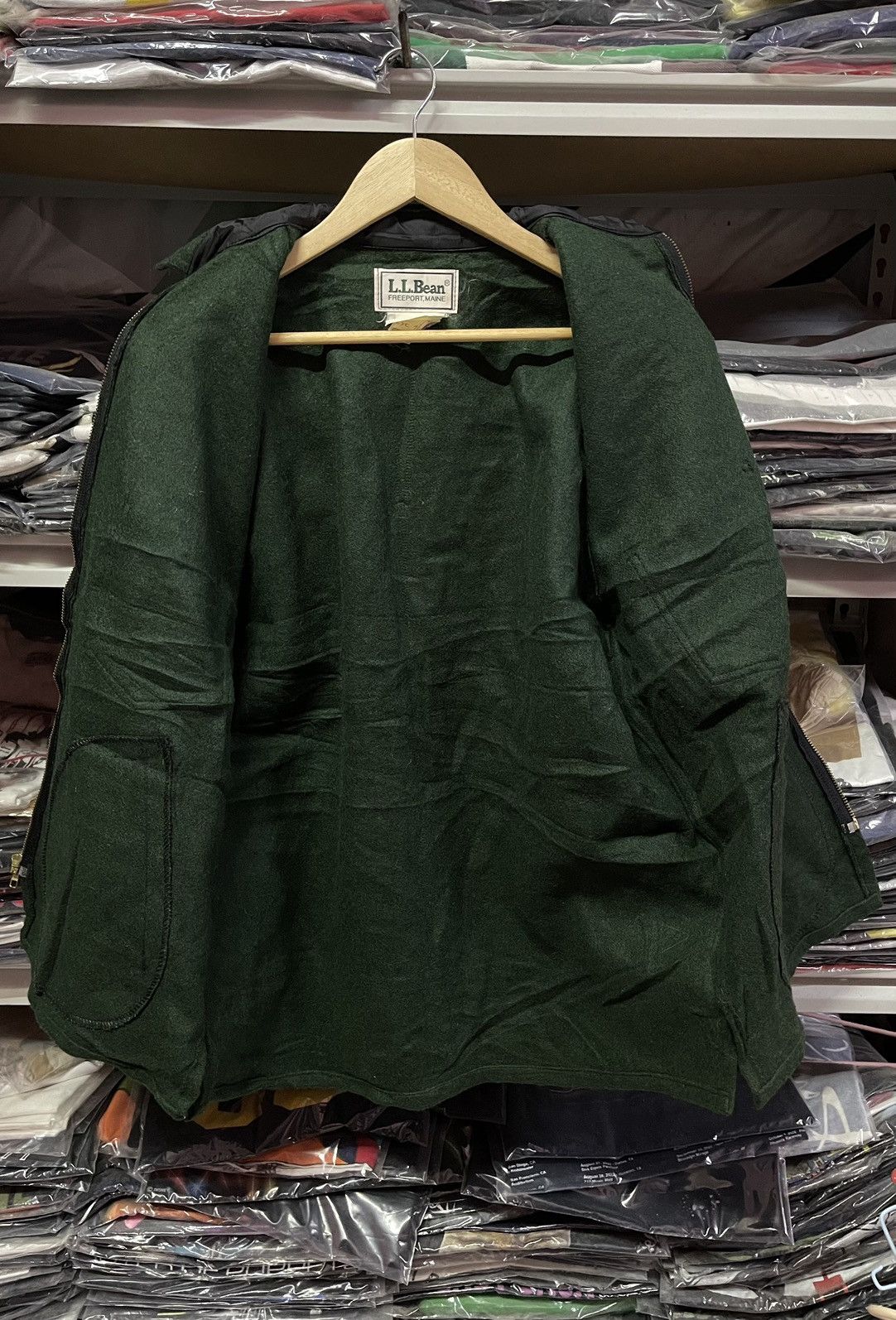L.L. Bean × Vintage Vintage L.L Bean Wool Jacket🔥🔥🔥 Size US L / EU 52-54 / 3 - 4 Thumbnail